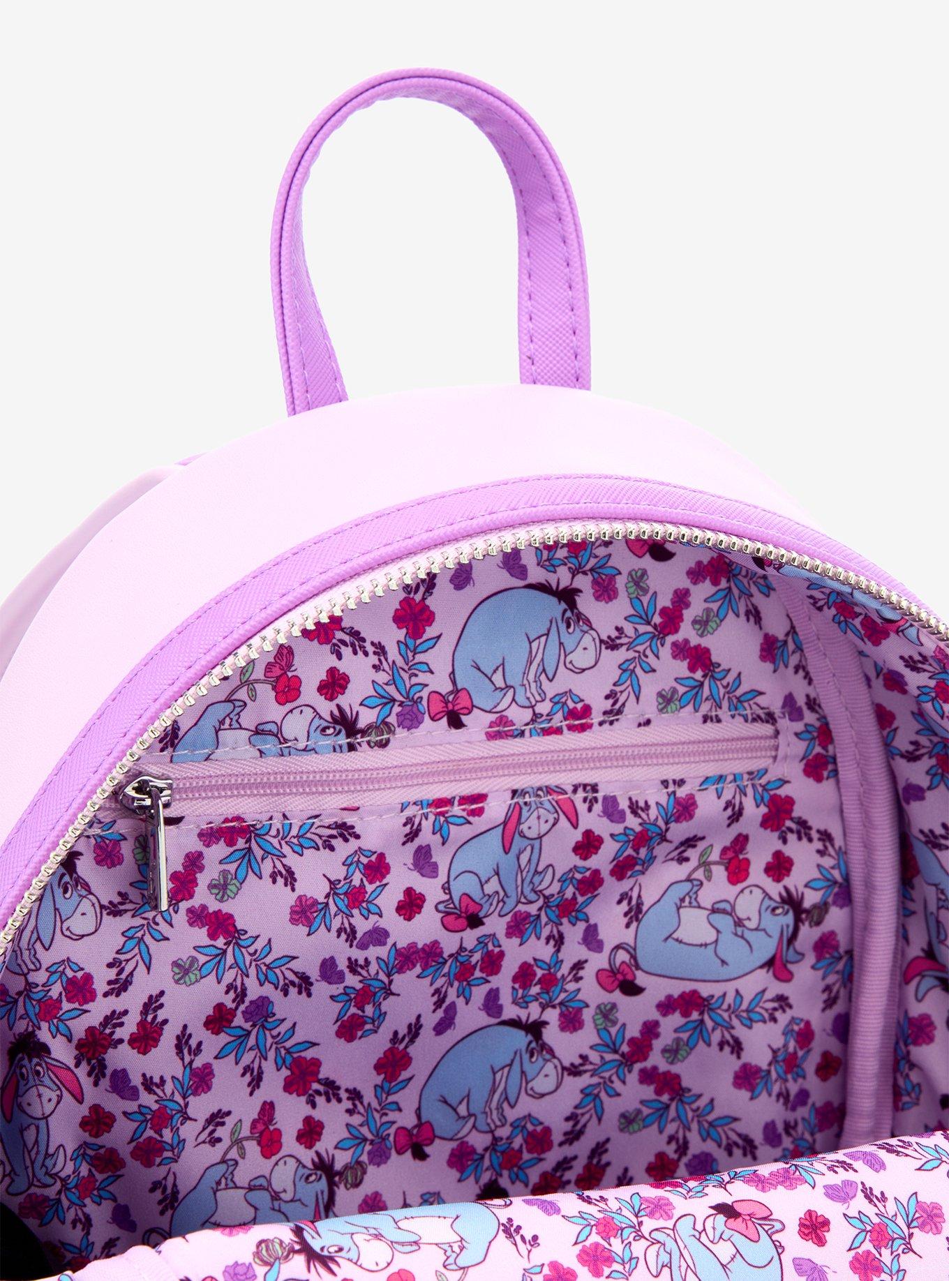 Loungefly Disney Winnie the Pooh Eeyore Floral Mini Backpack - BoxLunch Exclusive, , alternate