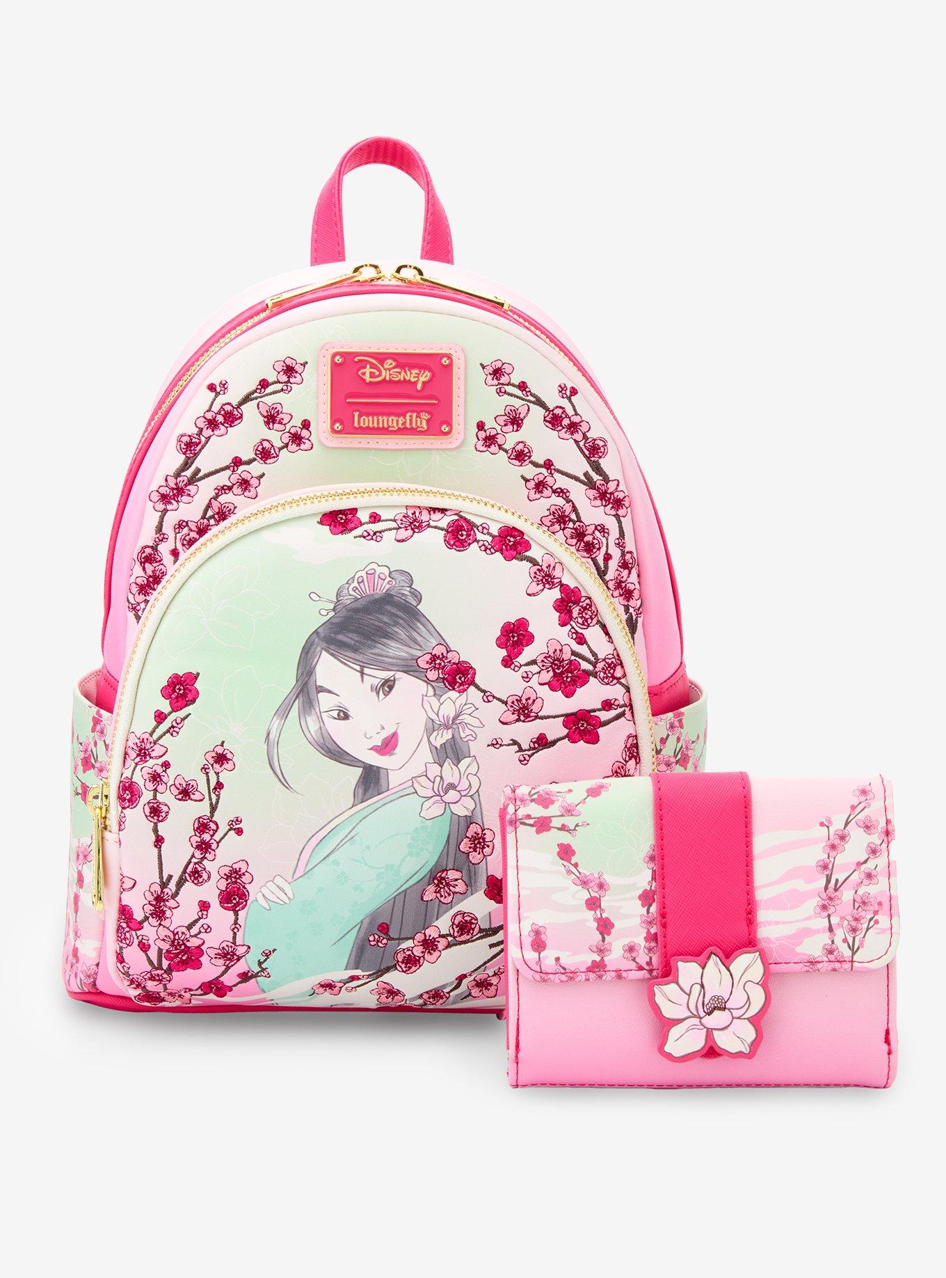 Loungefly Disney Mulan Cherry Blossom Mini Backpack - BoxLunch Exclusive, , alternate