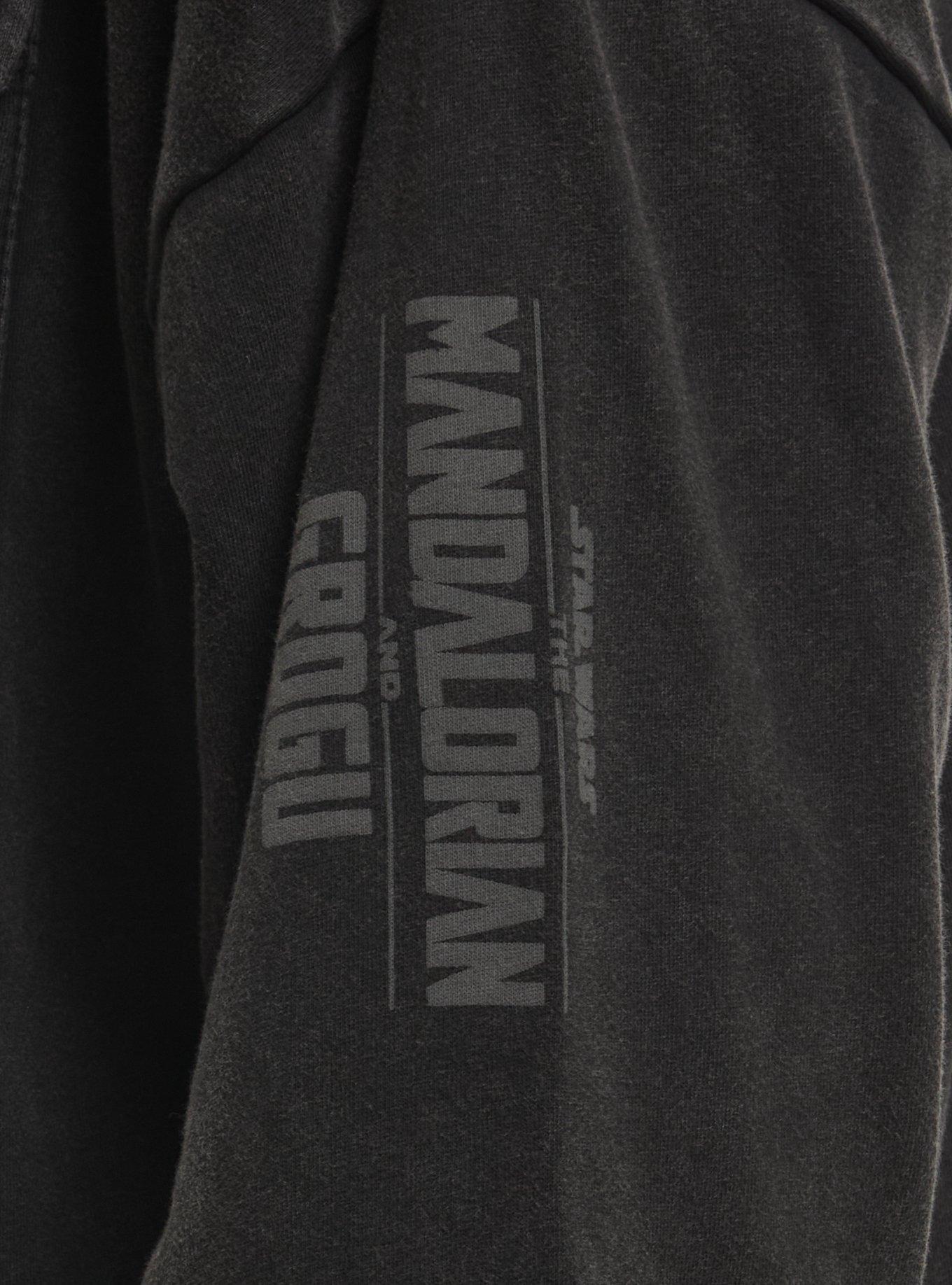 Our Universe Star Wars The Mandalorian And Grogu Mythosaur Oversized Hoodie, BLACK, alternate