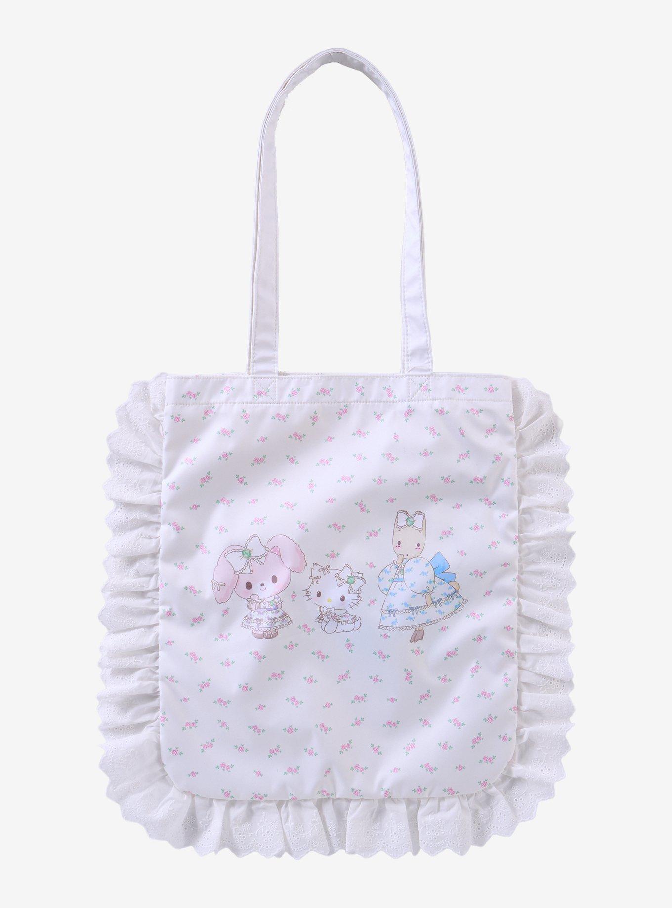 Sanrio Japan Originals Lace Ruffle Tote Bag, , hi-res