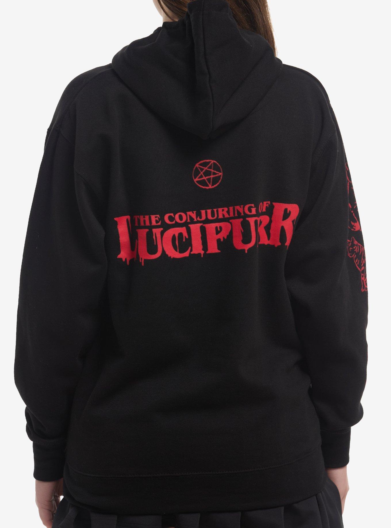 Lucipurr Hoodie By Steven Rhodes, , hi-res