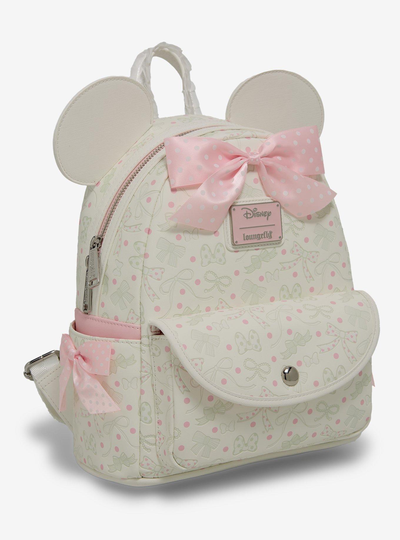Loungefly Disney Minnie Mouse Bows & Ribbons Mini Backpack - BoxLunch Exclusive, , hi-res