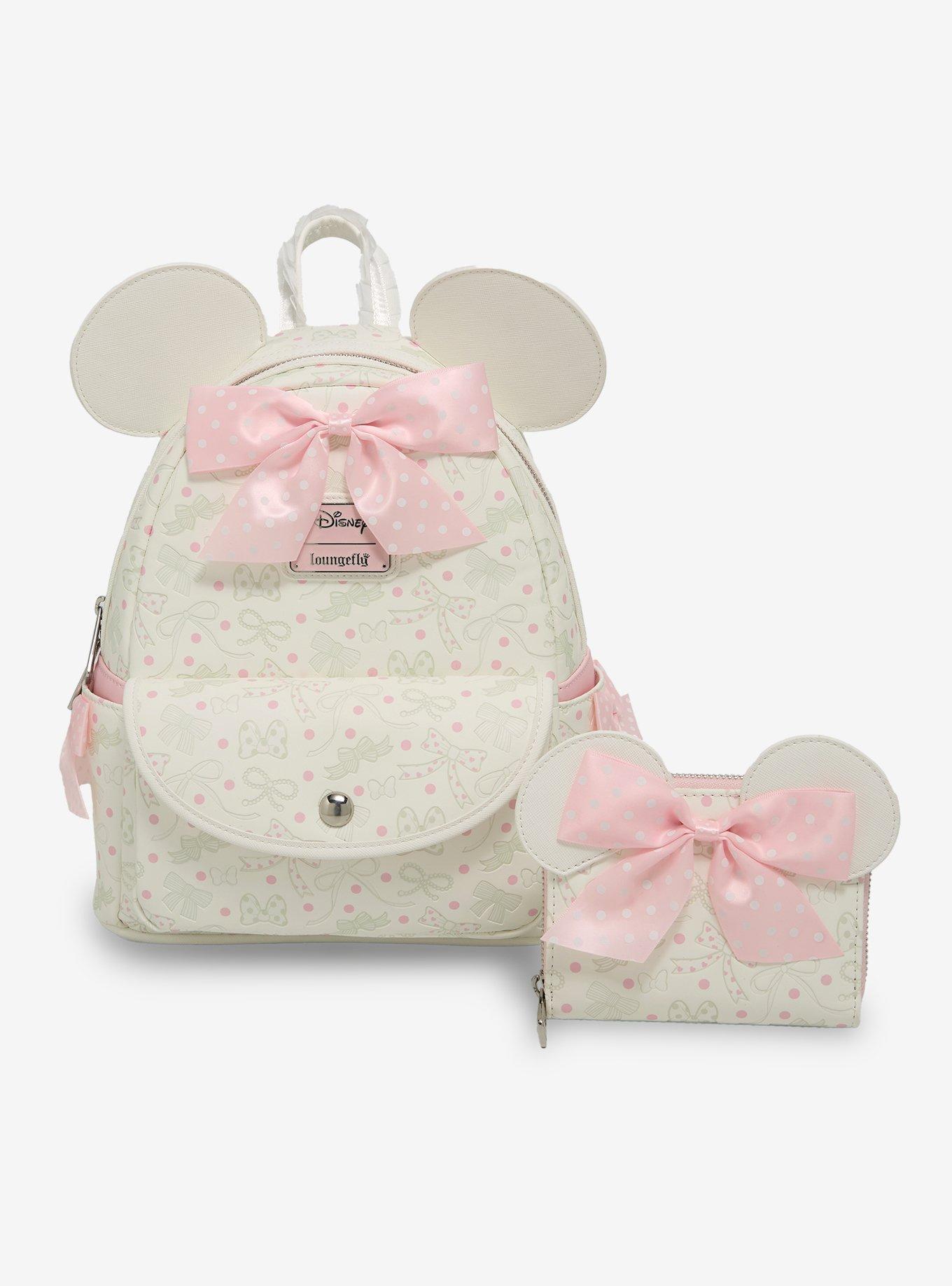Loungefly Disney Minnie Mouse Bows & Ribbons Mini Backpack - BoxLunch Exclusive, , alternate - view 6