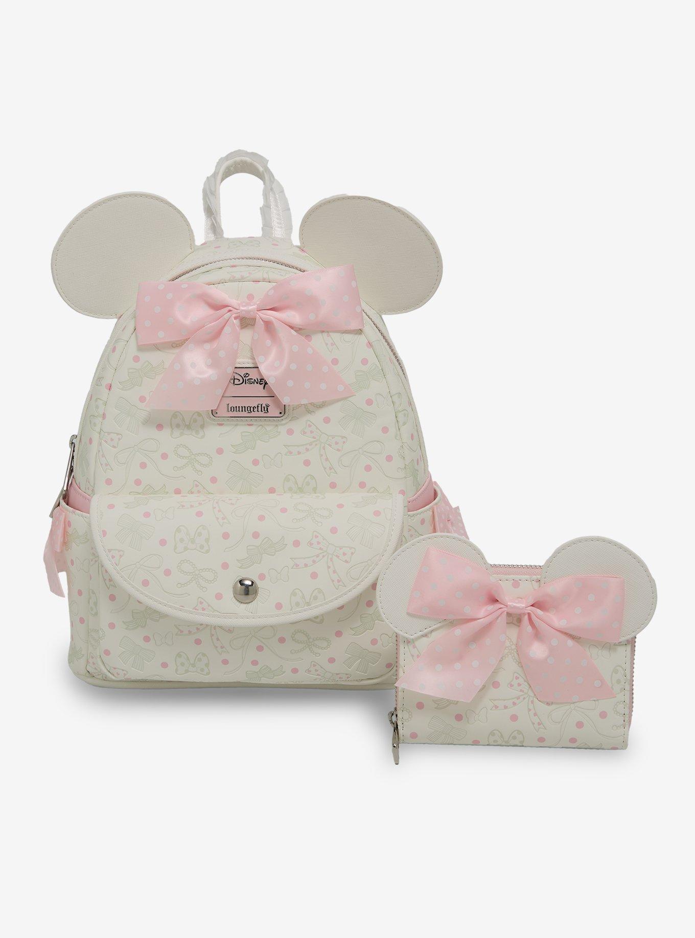 Loungefly Disney Minnie Mouse Ribbon Bows Zip Wallet - BoxLunch Exclusive, , alternate