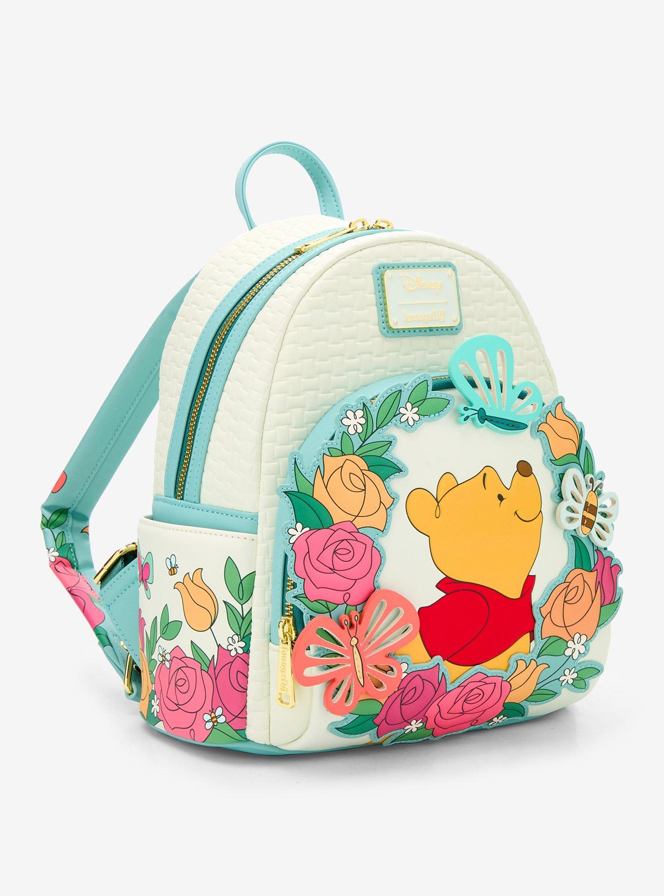 Loungefly Disney Winnie the Pooh Floral Mini Backpack - BoxLunch Exclusive, , hi-res