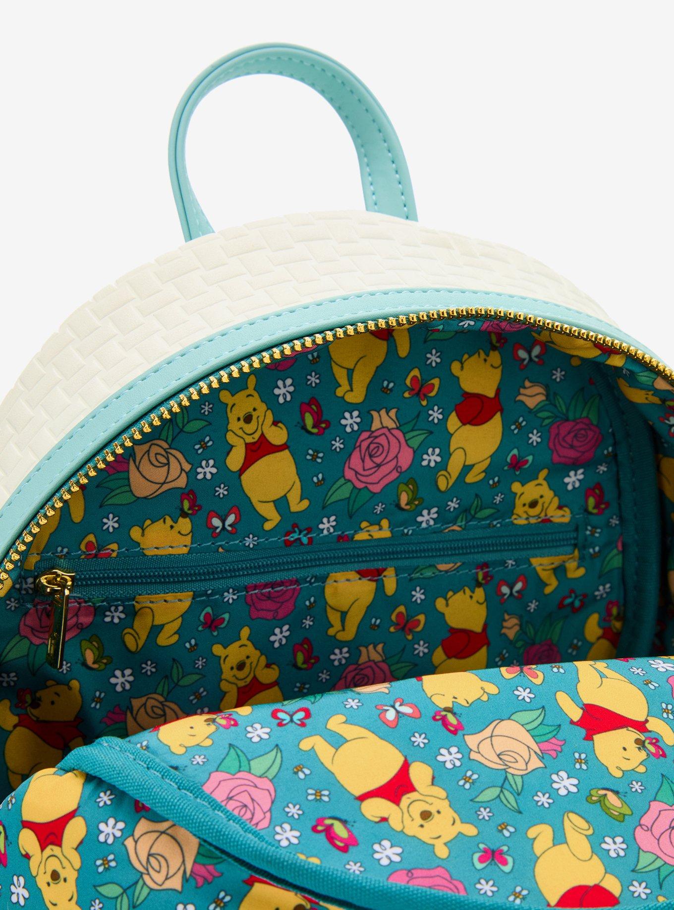 Loungefly Disney Winnie the Pooh Floral Mini Backpack - BoxLunch Exclusive, , alternate