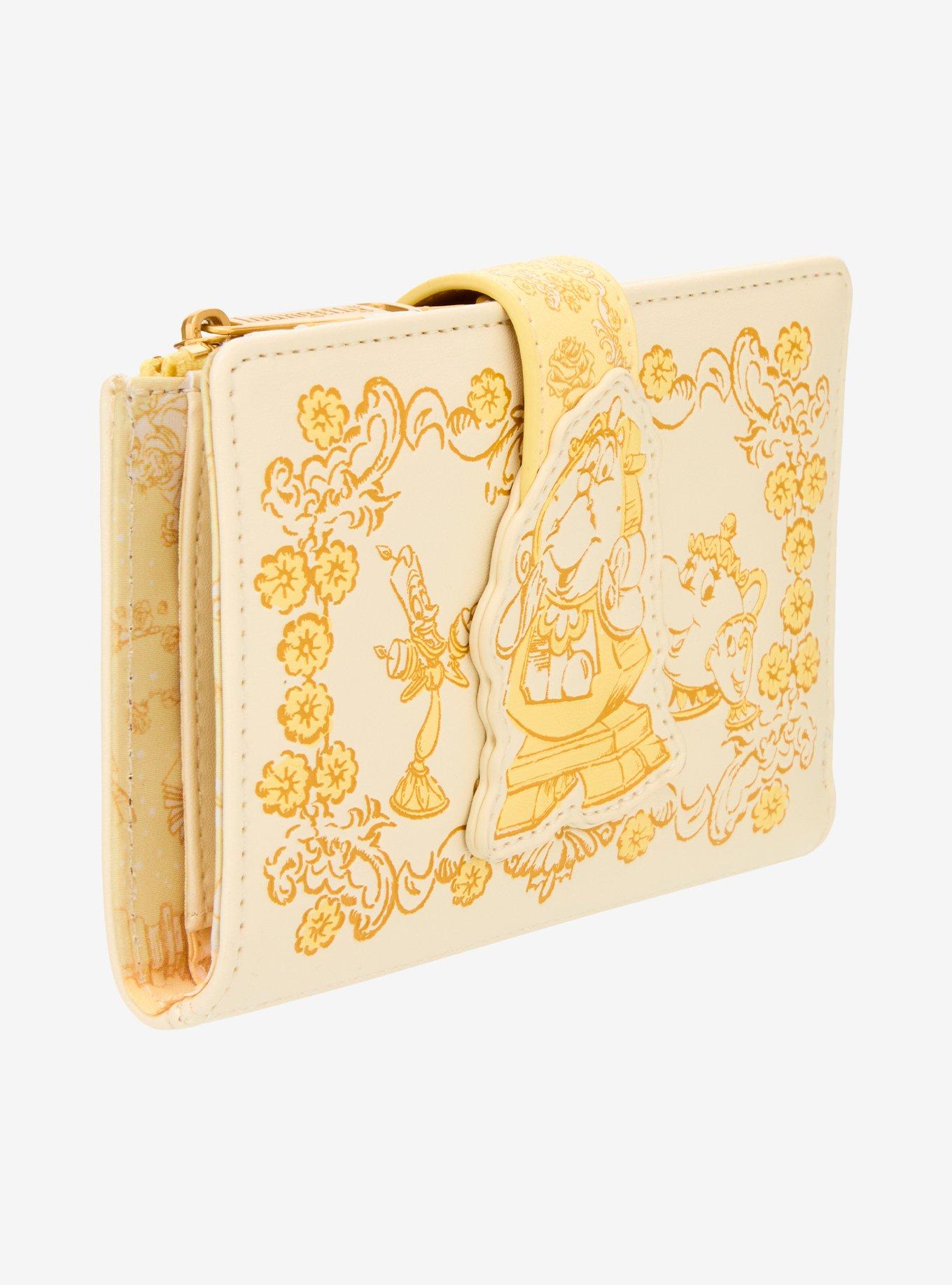 Loungefly Beauty and the Beast Cogsworth & Friends Tonal Sketch Portrait Mini Backpack - BoxLunch Exclusive, , hi-res