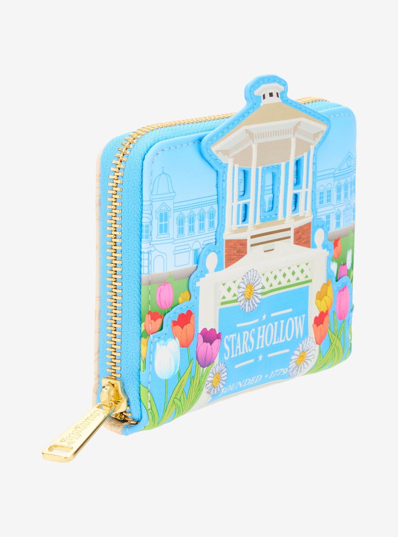 Loungefly Gilmore Girls Stars Hollow Town Sign Wallet - BoxLunch Exclusive, , hi-res