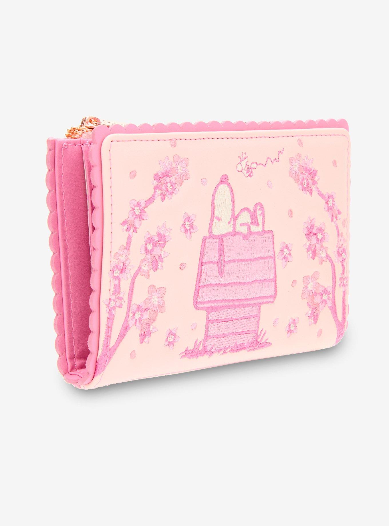 Loungefly Peanuts Snoopy Cherry Blossom Wallet - BoxLunch Exclusive, , hi-res