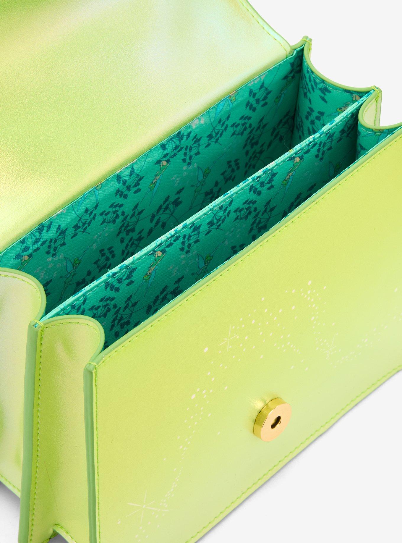 Loungefly Disney Peter Pan Tinker Bell Flower Iridescent Crossbody Bag &mdash; BoxLunch Exclusive, , alternate