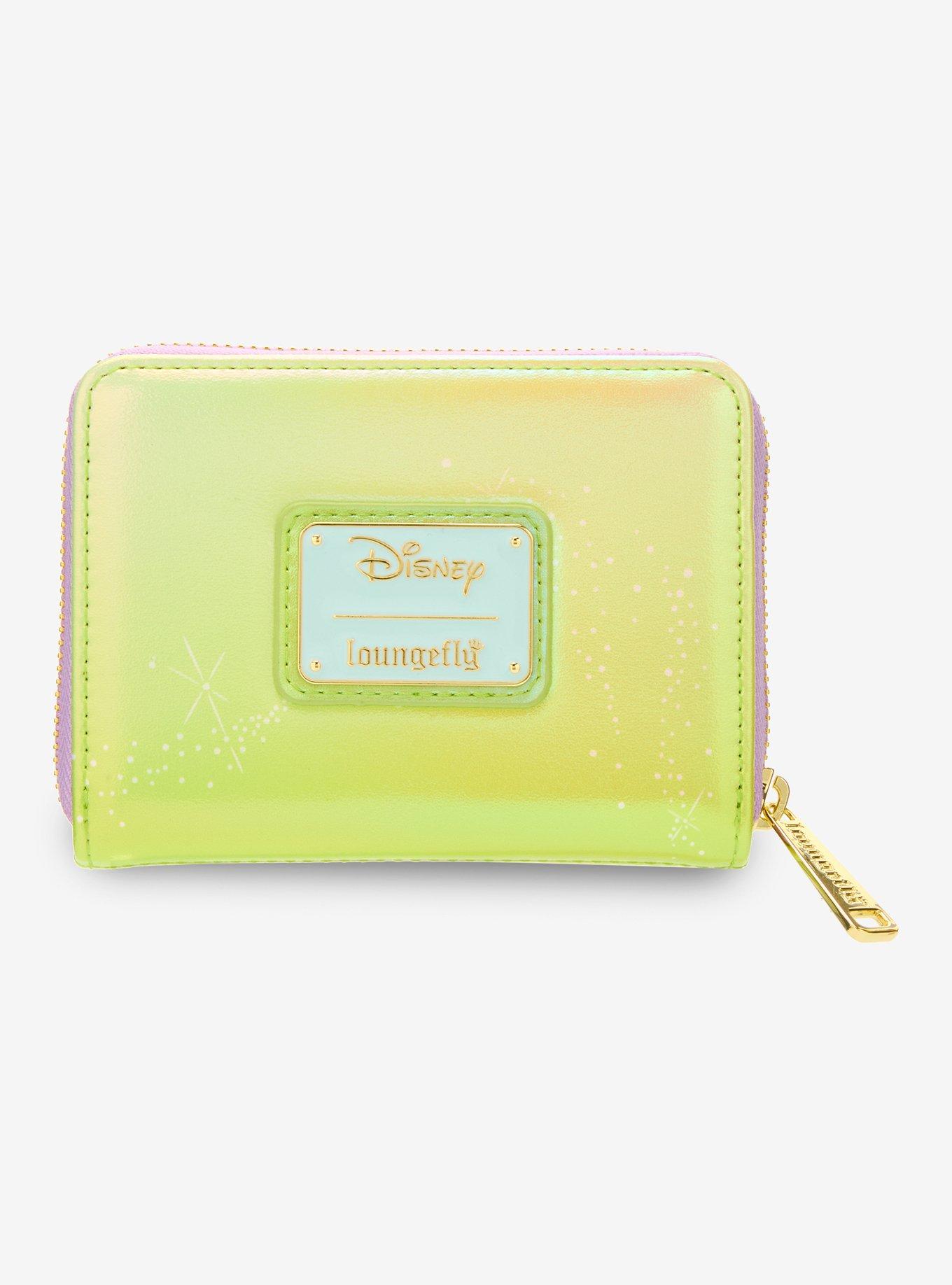 Loungefly Disney Peter Pan Tinker Bell Flower Iridescent Zip Wallet &mdash; BoxLunch Exclusive, , alternate