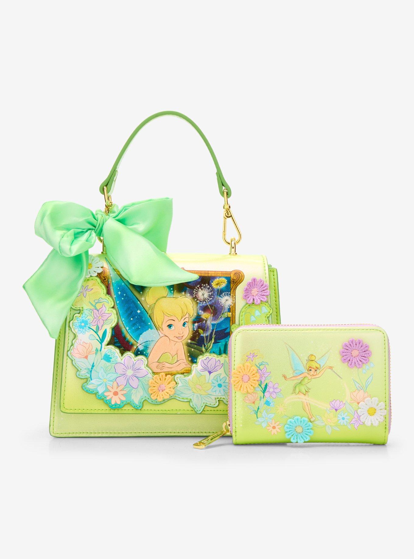 Loungefly Disney Peter Pan Tinker Bell Flower Iridescent Zip Wallet &mdash; BoxLunch Exclusive, , alternate