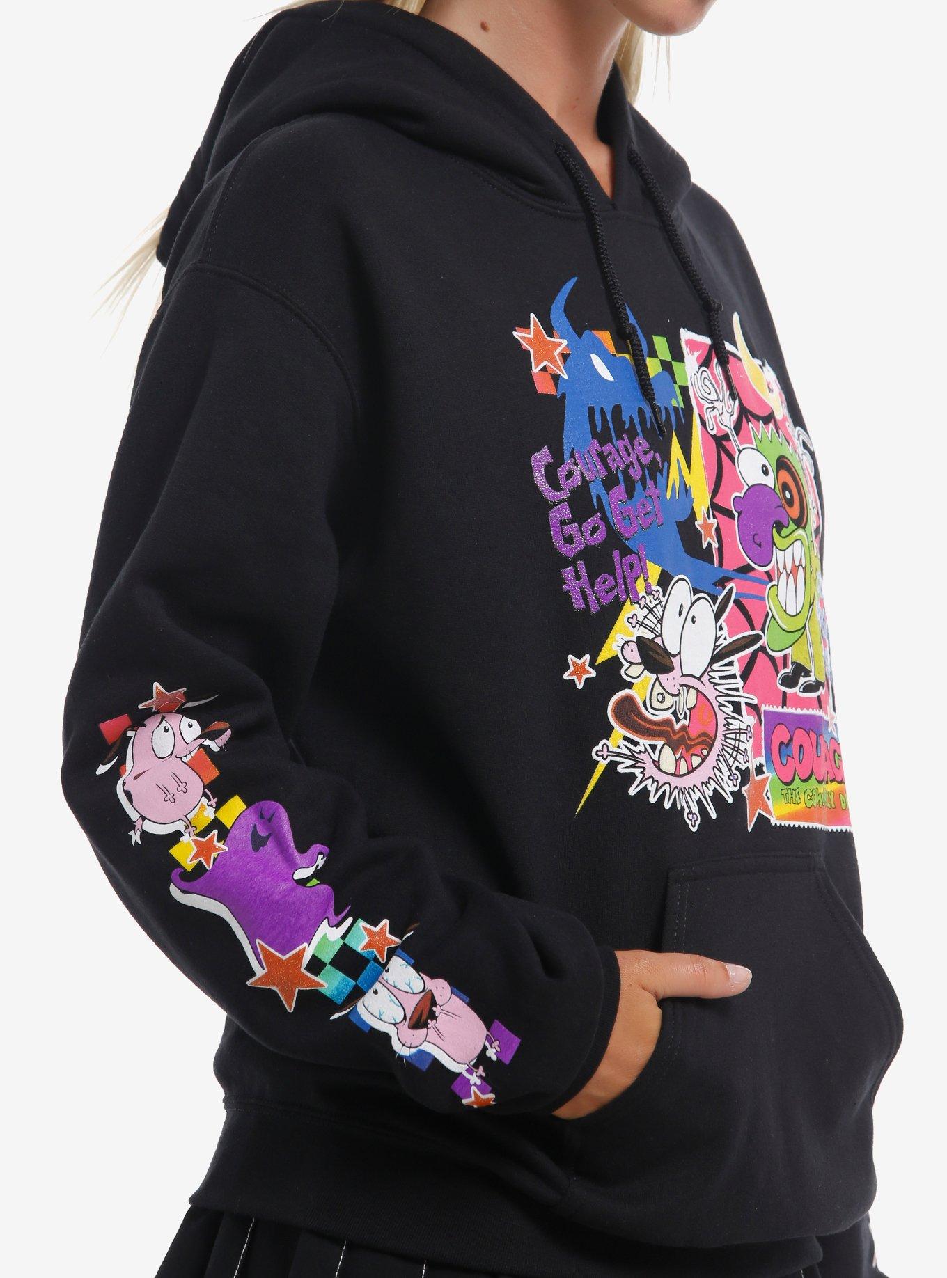 Courage The Cowardly Dog Chaos Hoodie, MULTI, alternate