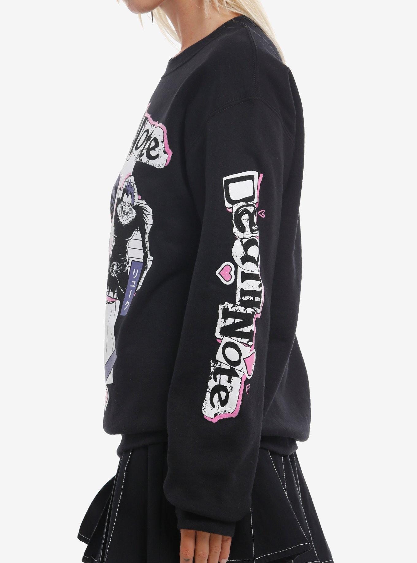 Death Note Scrapbook Girls Sweatshirt, MULTI, alternate