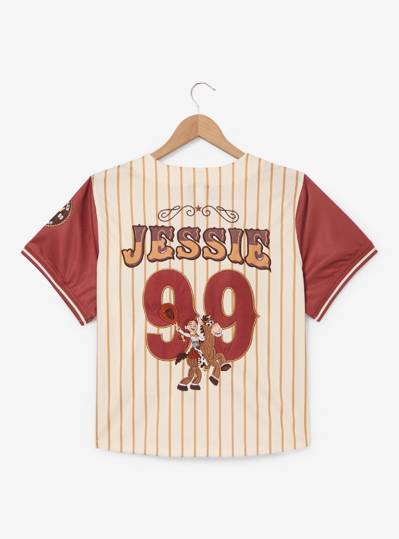 Disney Pixar Toy Story Jessie Women's Plus Size Cropped Baseball Jersey - BoxLunch Exclusive, , hi-res