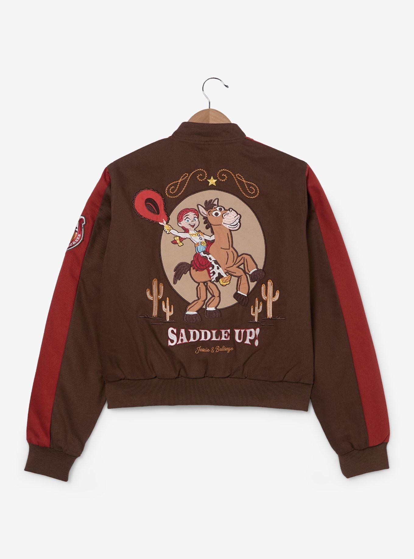 Disney Pixar Toy Story Jessie Women's Cropped Racing Jacket - BoxLunch Exclusive, , hi-res