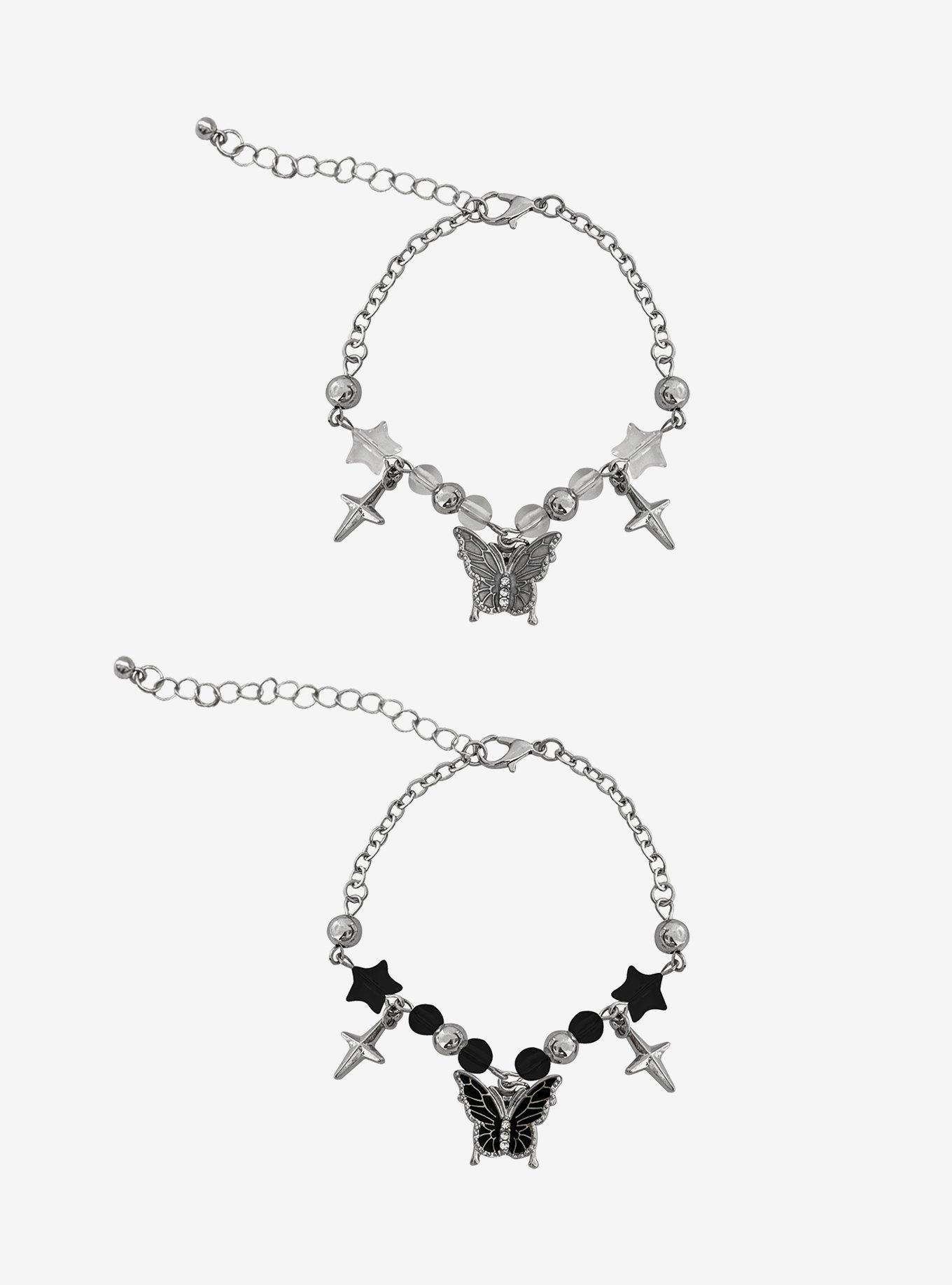 Sweet Society Butterfly Star Best Friend Bracelet Set, , hi-res