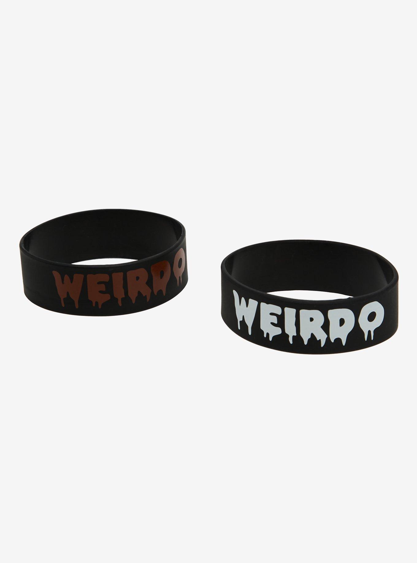 Weirdo Best Friend Rubber Bracelet Set, , hi-res