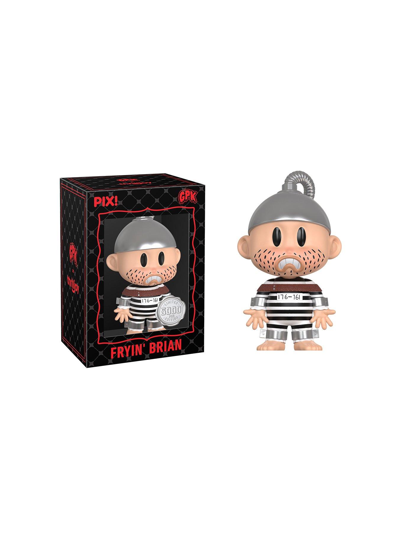 Thrilljoy Garbage Pail Kids Pix! Fryin' Brian Collectible Figure, , alternate