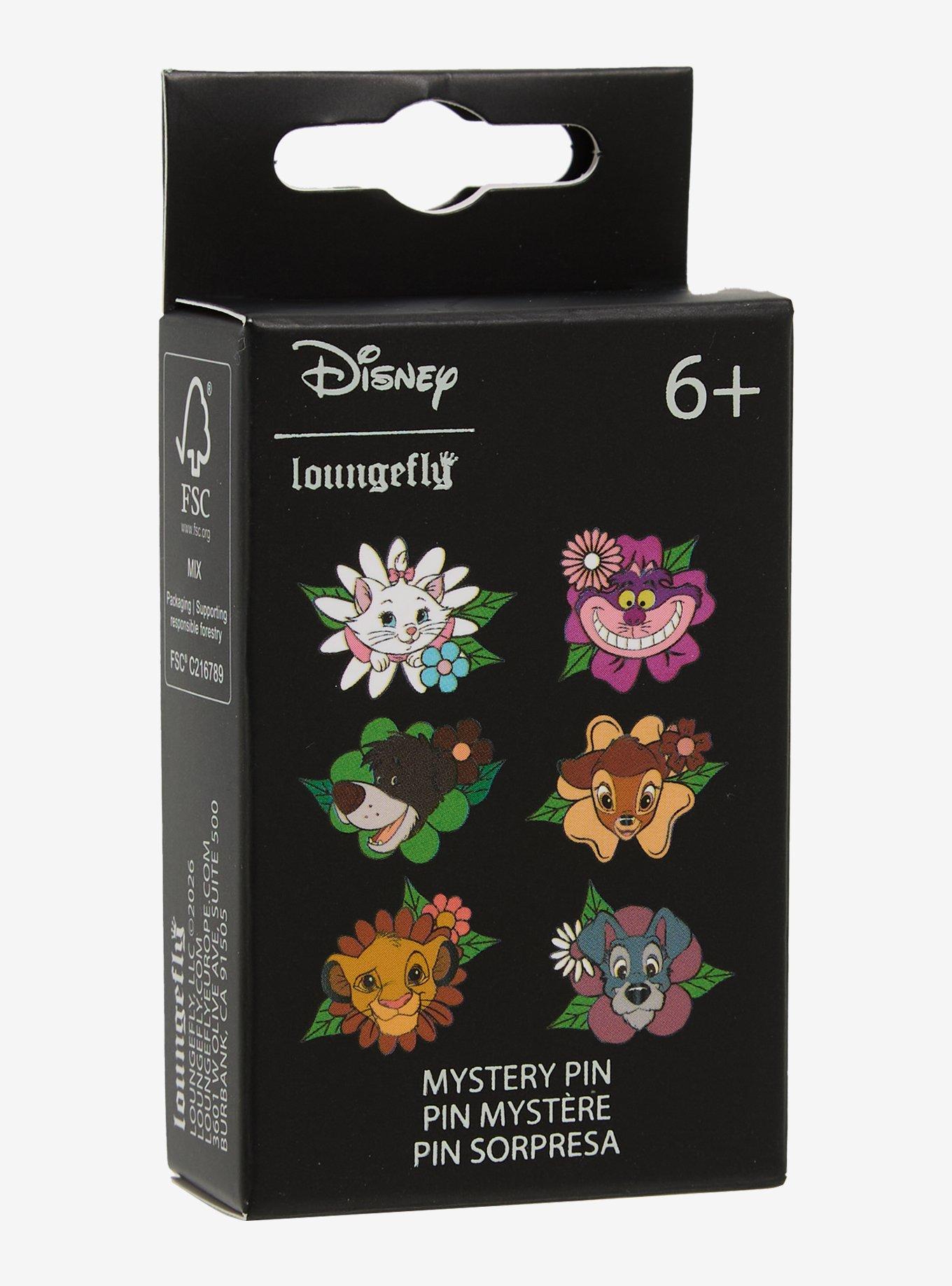 Loungefly Disney Animal Floral Blind Box Enamel Pin Hot Topic Exclusive, , hi-res