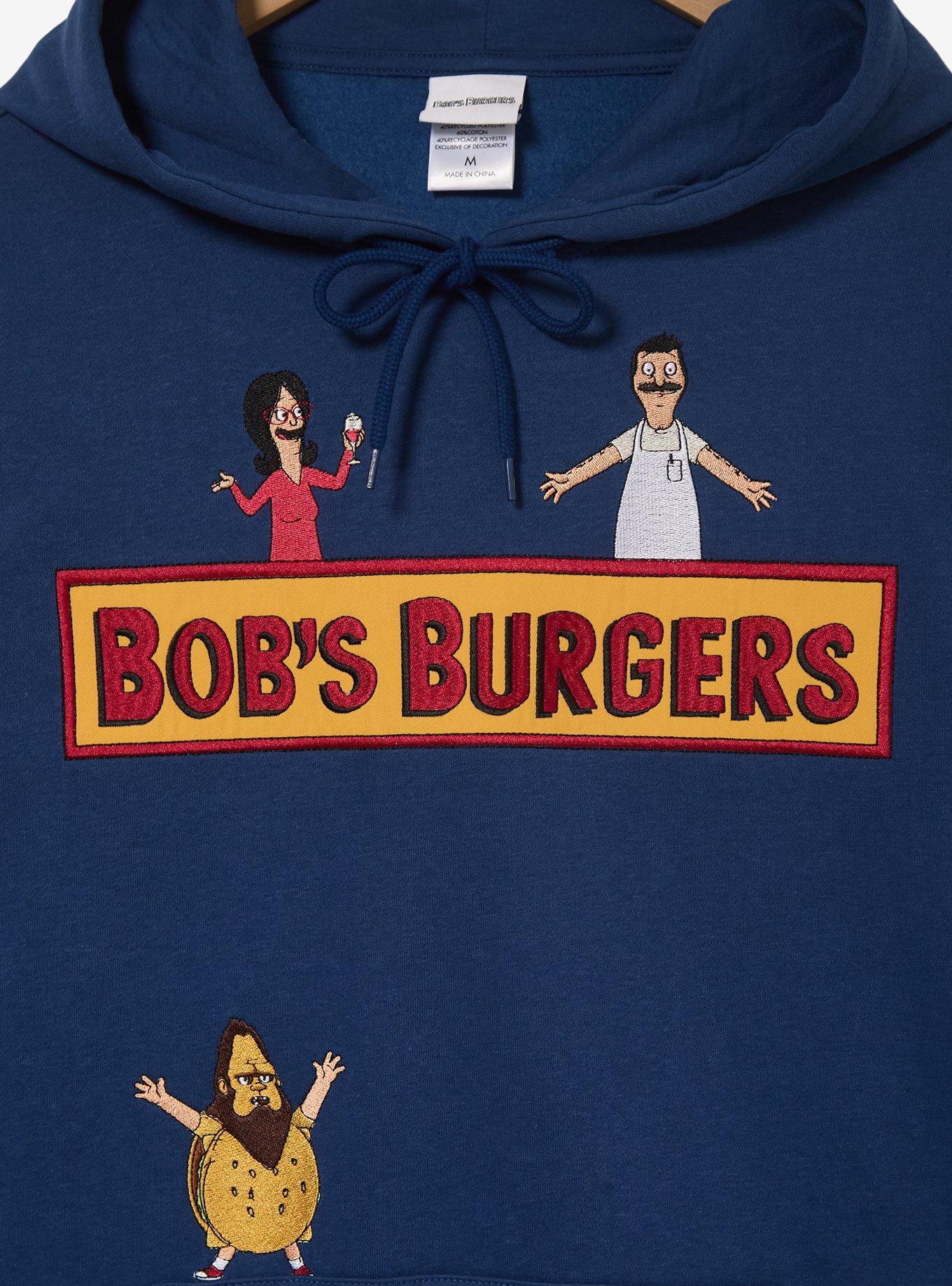 Bob's Burgers Characters Embroidered Hoodie &mdash; BoxLunch Exclusive, , hi-res