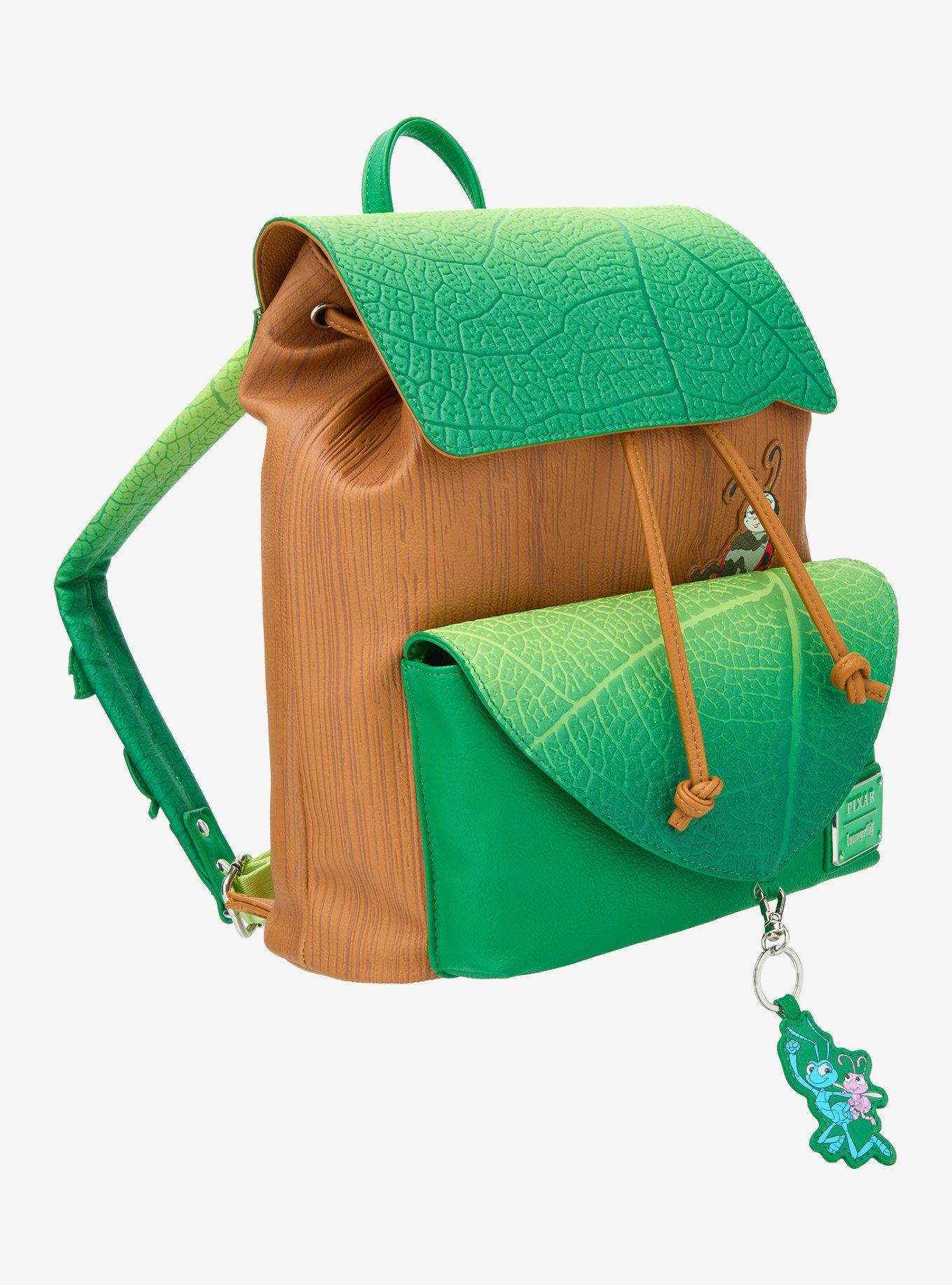 Loungefly Disney Pixar A Bug's Life Leaf Mini Backpack - BoxLunch Exclusive, , hi-res