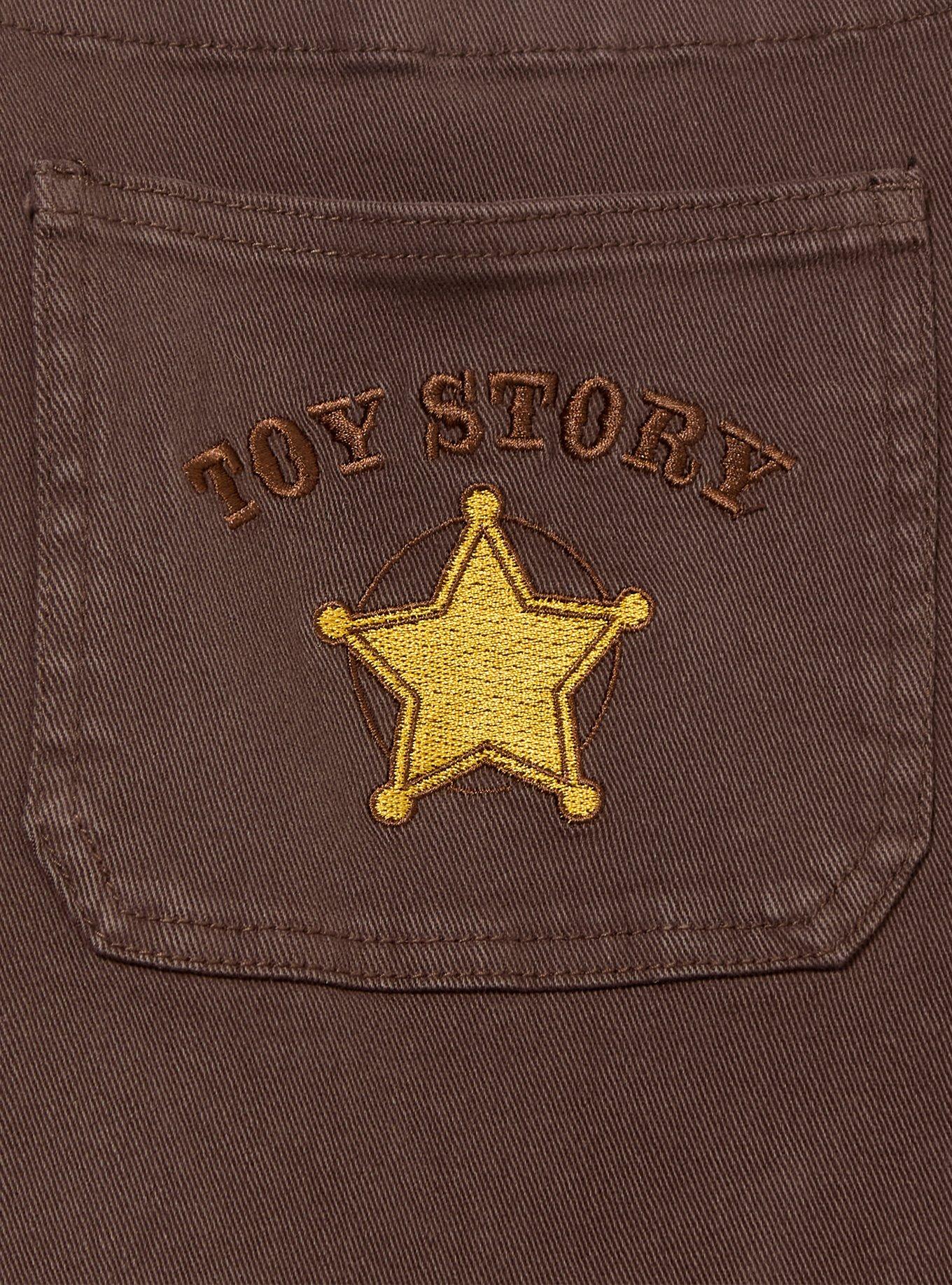 Disney Pixar Toy Story Characters Western Women's Overalls - BoxLunch Exclusive, DENIM, alternate