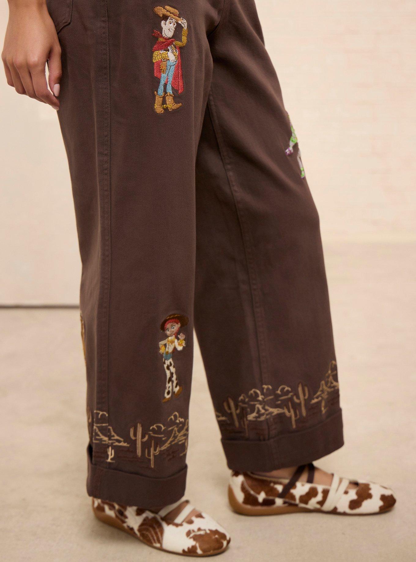 Disney Pixar Toy Story Characters Western Women's Overalls - BoxLunch Exclusive, DENIM, alternate - view 5
