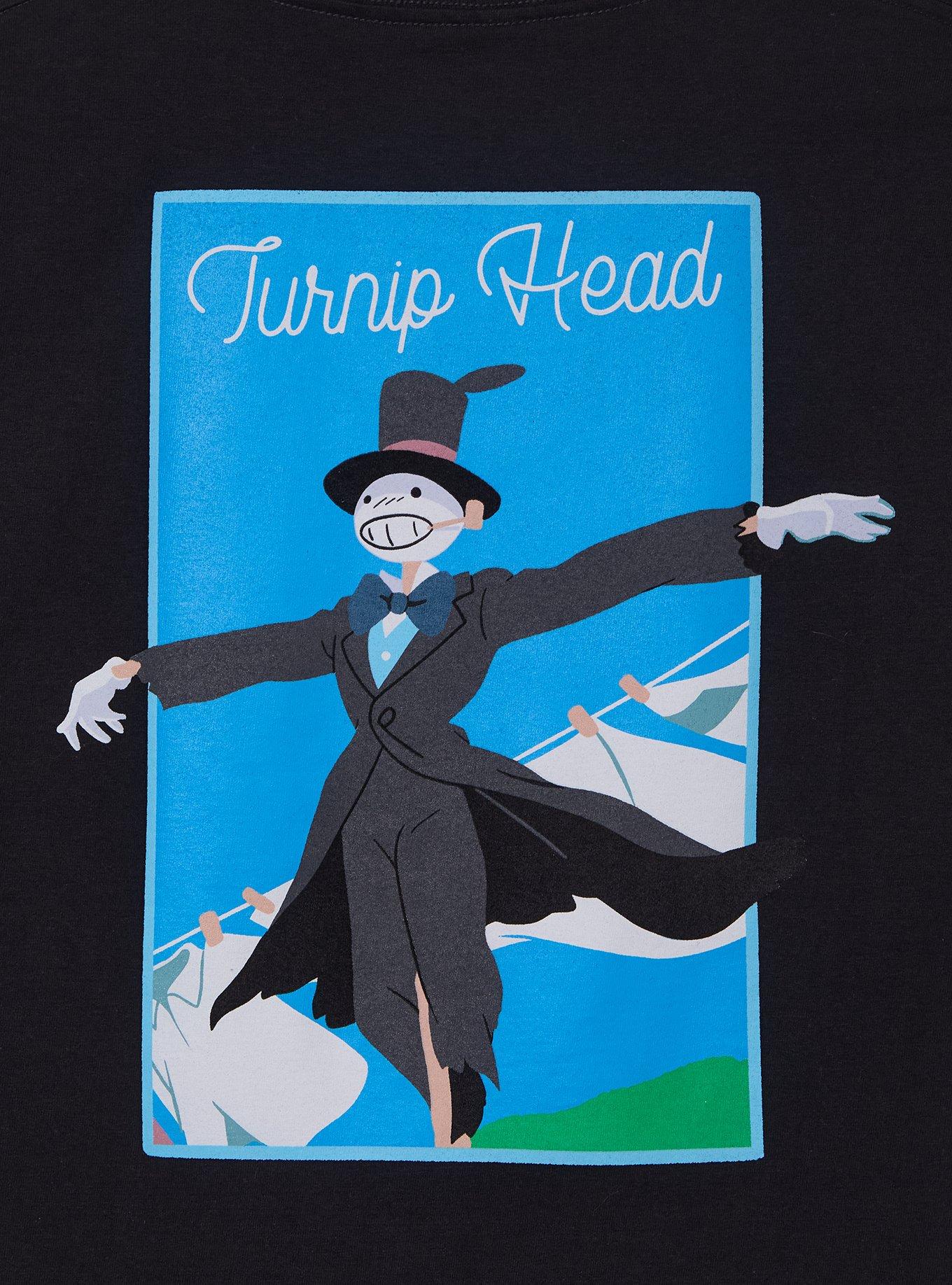Studio Ghibli&reg; Howl's Moving Castle Turnip Head Portrait T-Shirt - BoxLunch Exclusive, BLACK, alternate