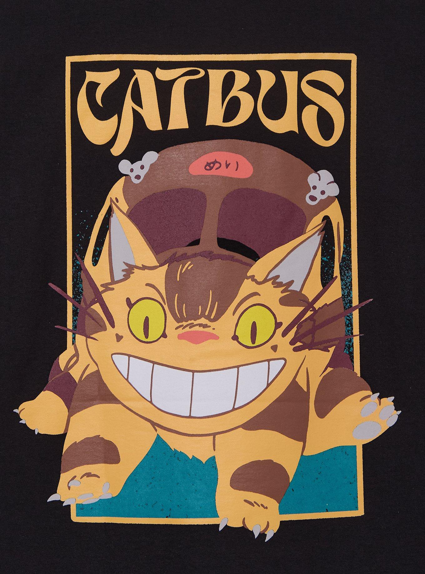 Studio Ghibli&reg; My Neighbor Totoro Catbus Portrait T-Shirt - BoxLunch Exclusive, BLACK, alternate