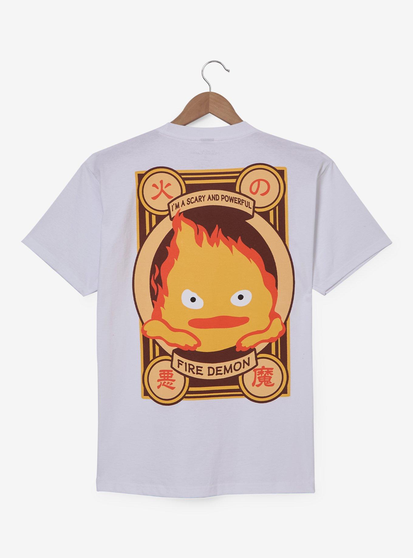 Studio Ghibli&reg; Howl's Moving Castle Calcifer Portrait T-Shirt - BoxLunch Exclusive, , hi-res
