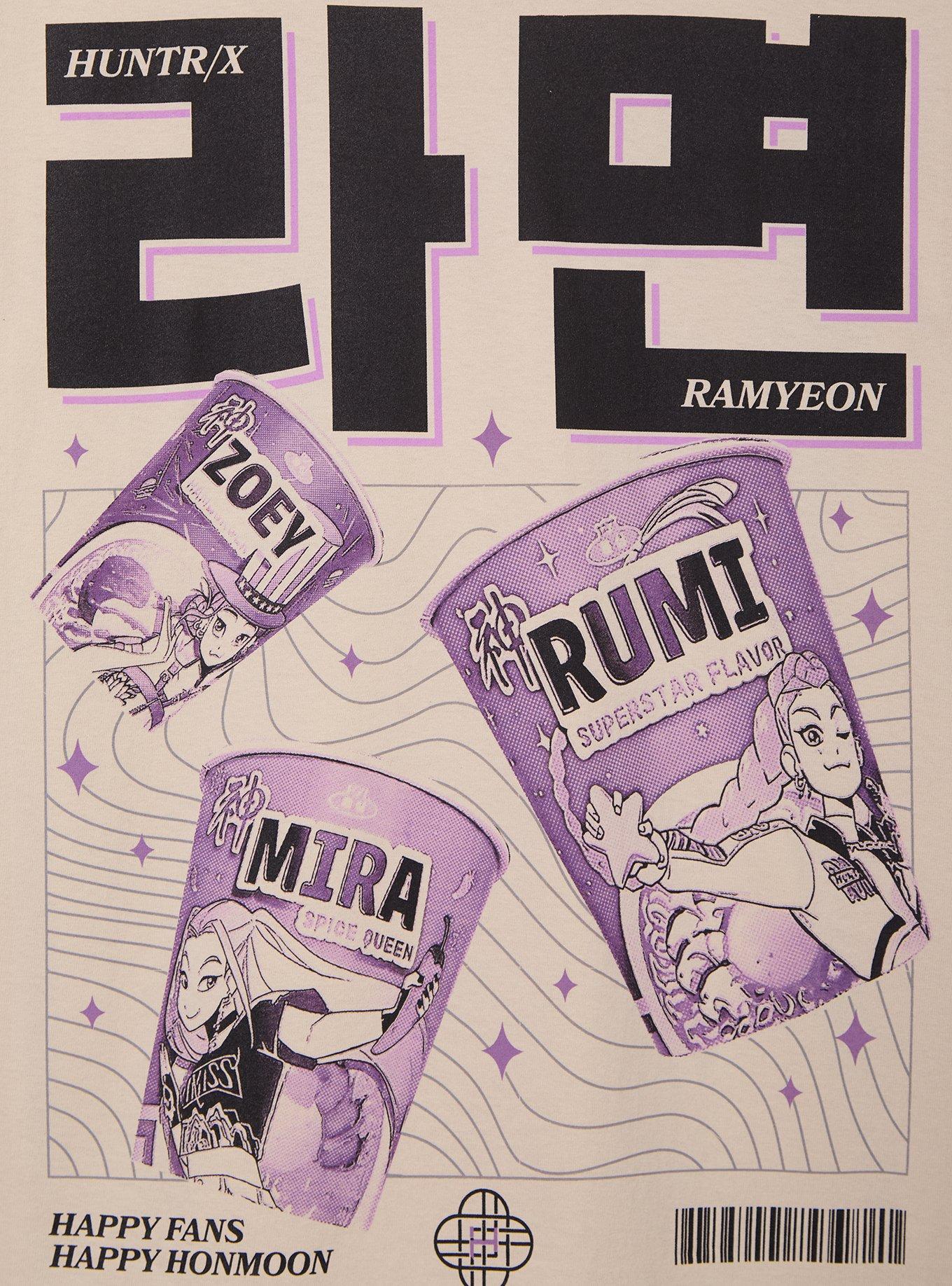 KPop Demon Hunters HUNTR/X Ramyeon Cups T-Shirt - BoxLunch Exclusive, , alternate