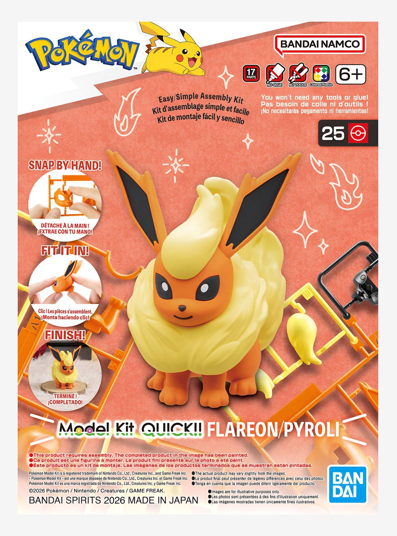 Bandai Namco Pok&eacute;mon Flareon Model Kit, , alternate