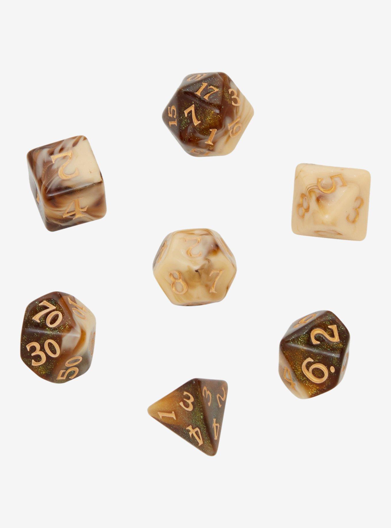 Baron Smelly Bones Dark Roast Ritual Scented Polyhedral Dice Set, , alternate