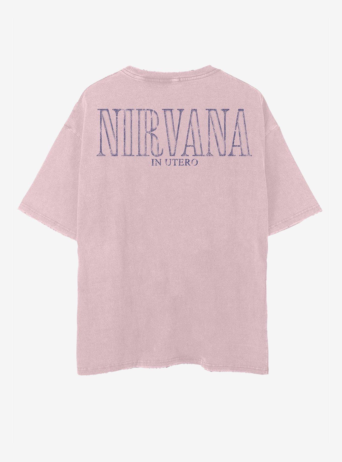 Nirvana Pink In Utero Angel Two-Sided T-Shirt, , hi-res