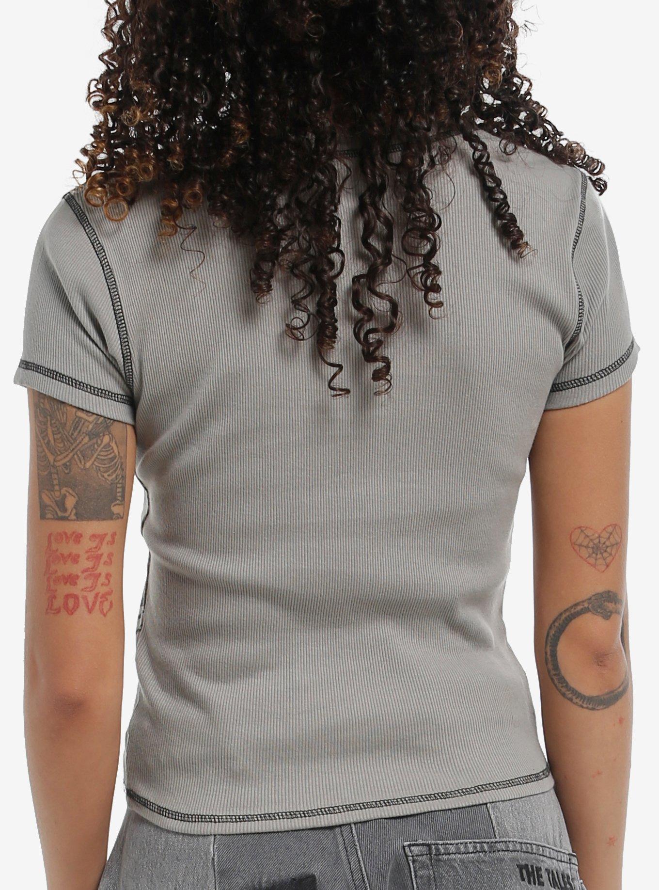 Barbed Wire Heart Girls T-Shirt, , hi-res