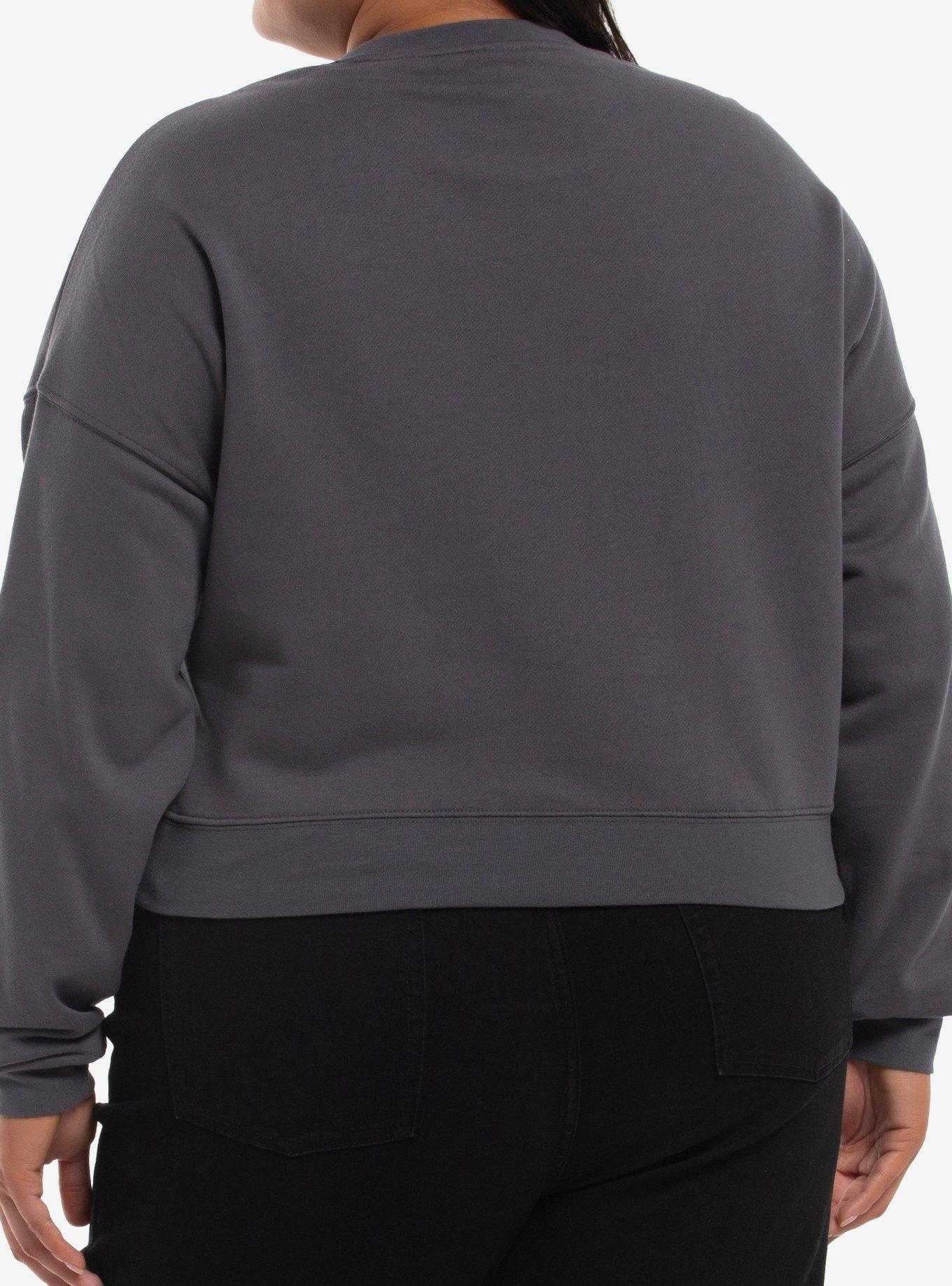 Her Universe Star Wars Darth Maul Split Crop Sweatshirt Plus Size Her Universe Exclusive, MULTI, alternate - view 3