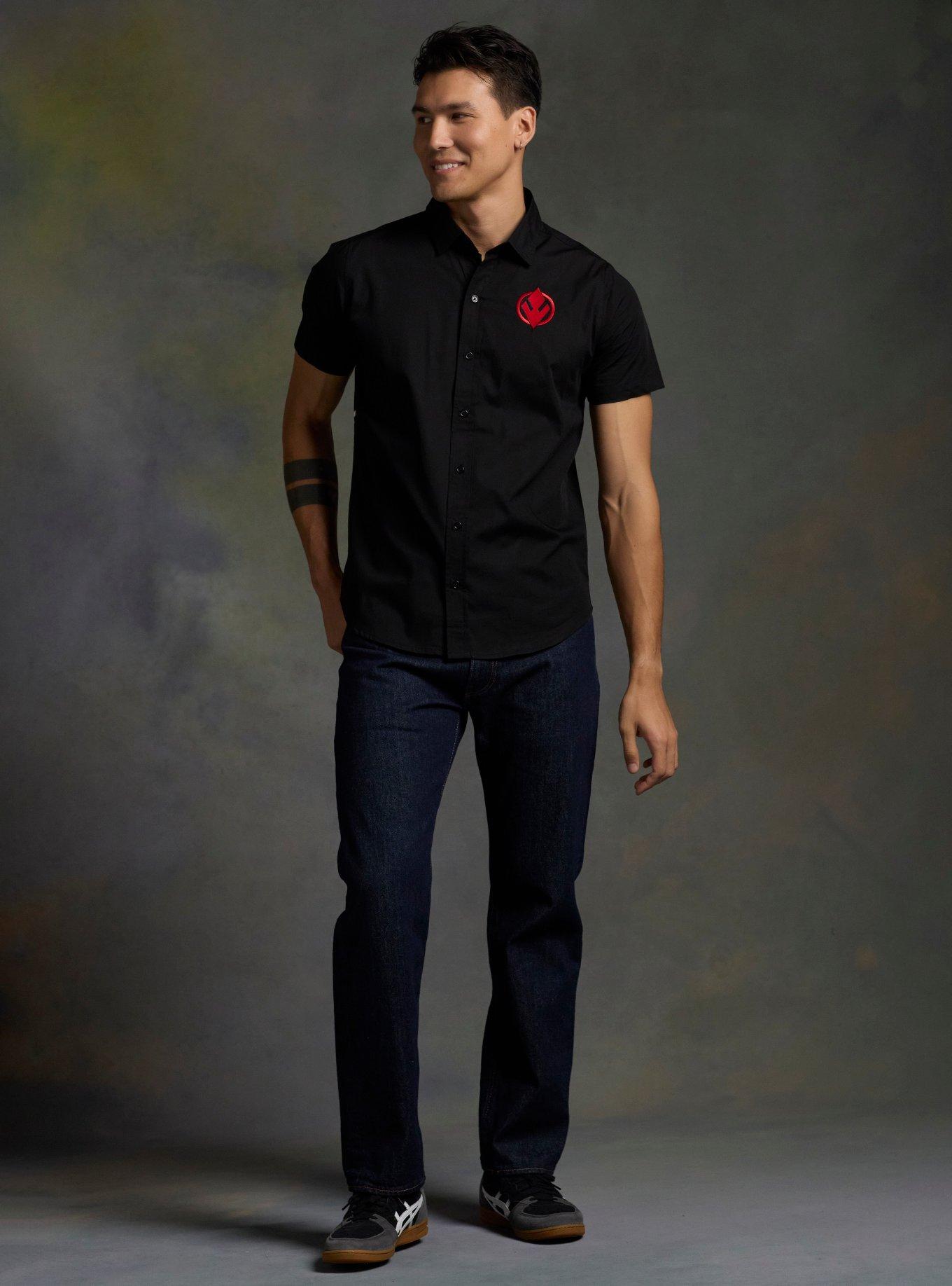 Our Universe Star Wars Darth Maul Woven Button-Up Our Universe Exclusive, MULTI, alternate - view 3