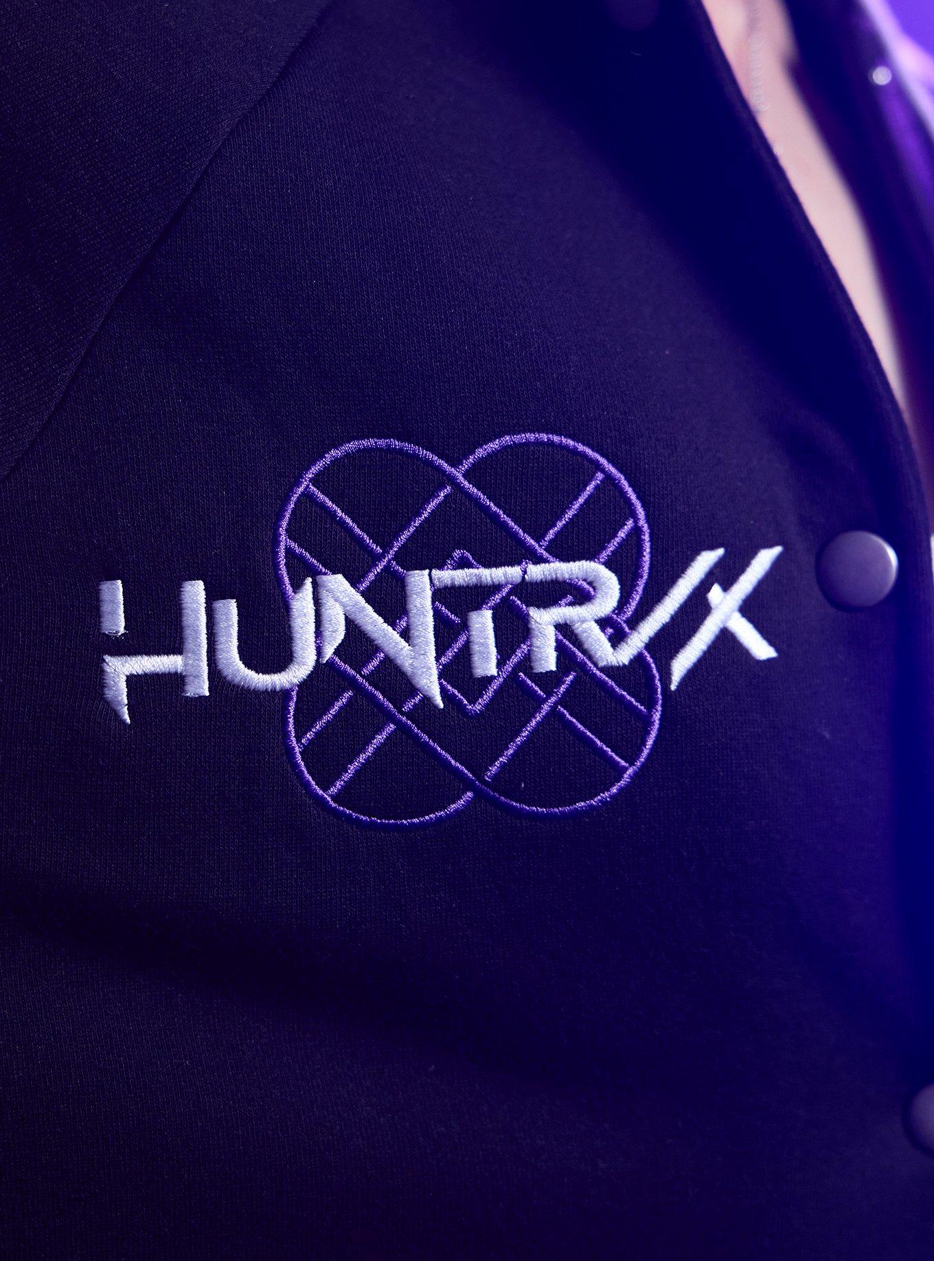 KPop Demon Hunters HUNTR/X Varsity Jacket, BLACK  PINK, alternate - view 5