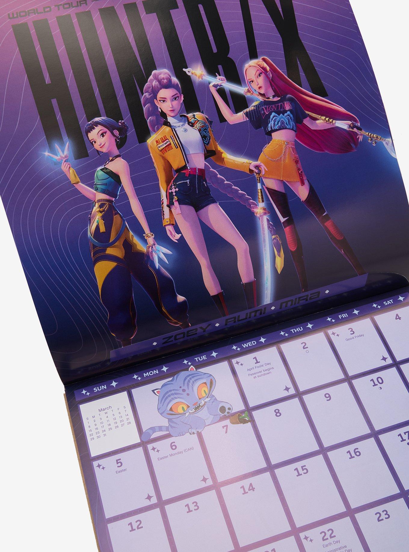 KPop Demon Hunters January 2026 - April 2027 Calendar, , hi-res