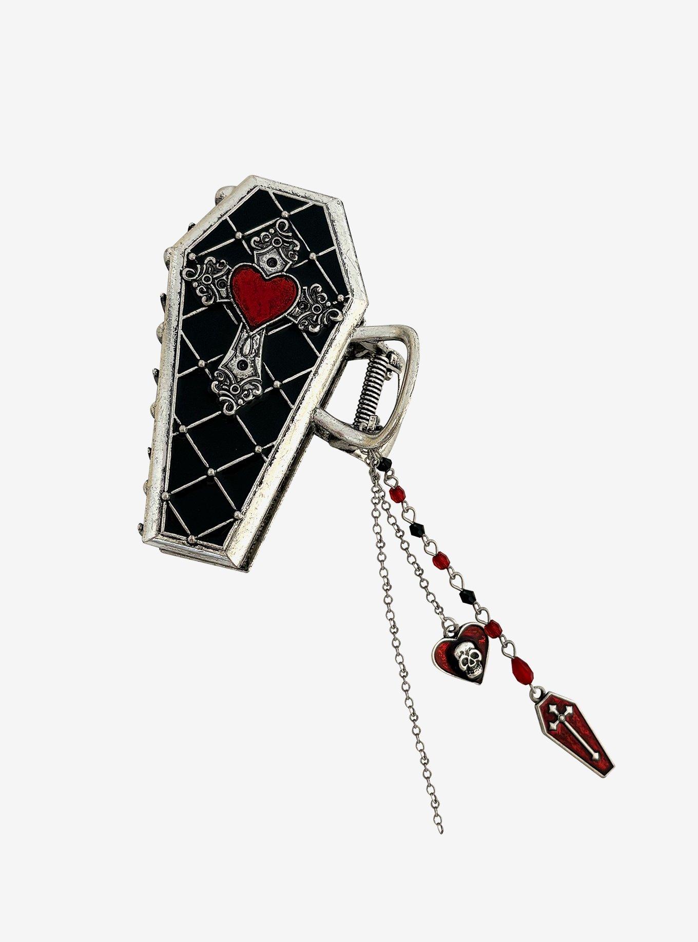 Cosmic Aura Cross Coffin Claw Hair Clip, , hi-res