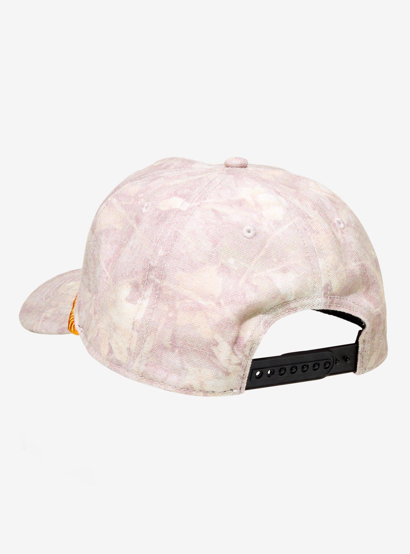 Peanuts Snoopy Camping Camouflage Cord Snapback Hat, , alternate