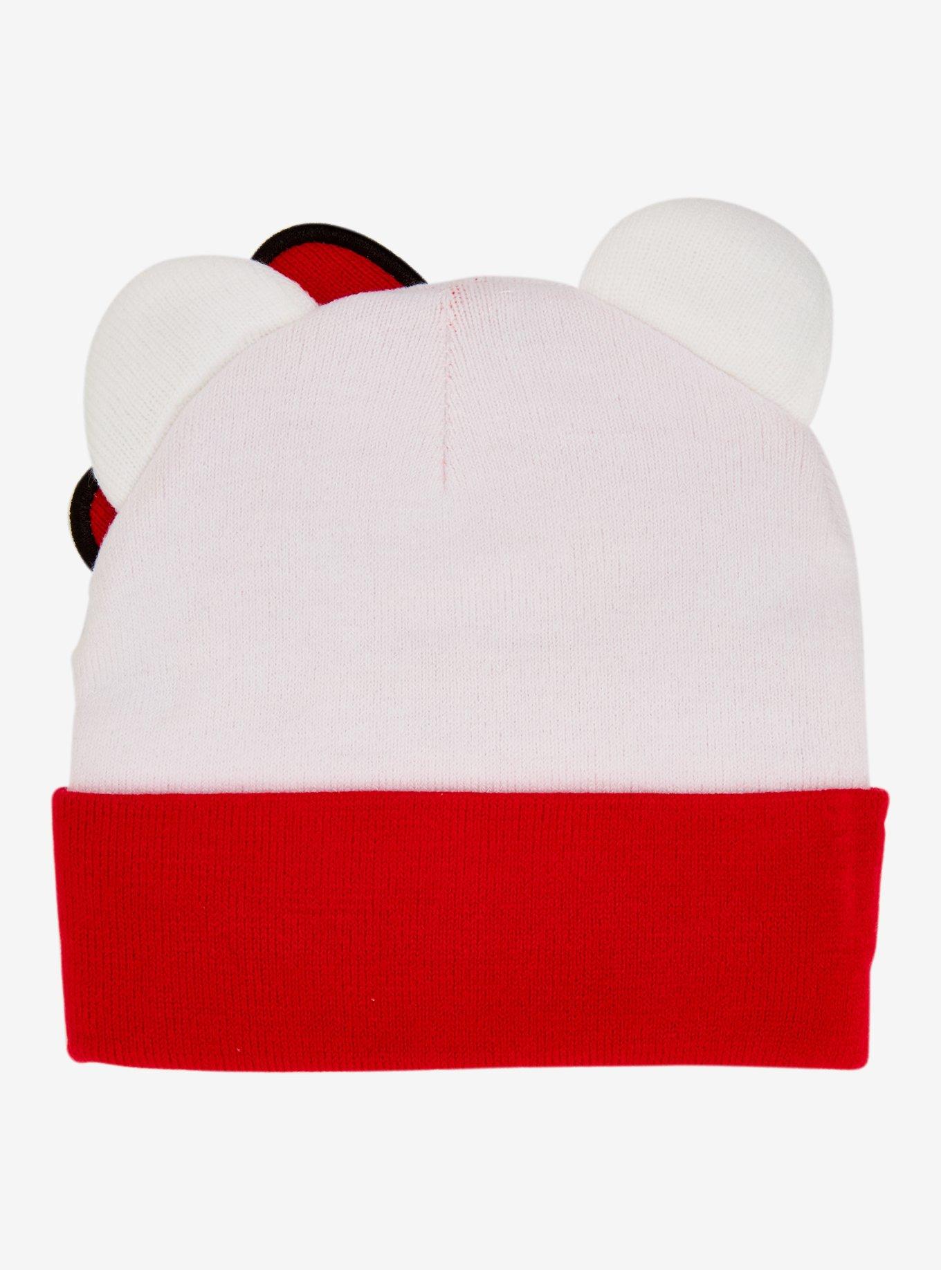Hello Kitty Face 3D Bow Beanie, , hi-res