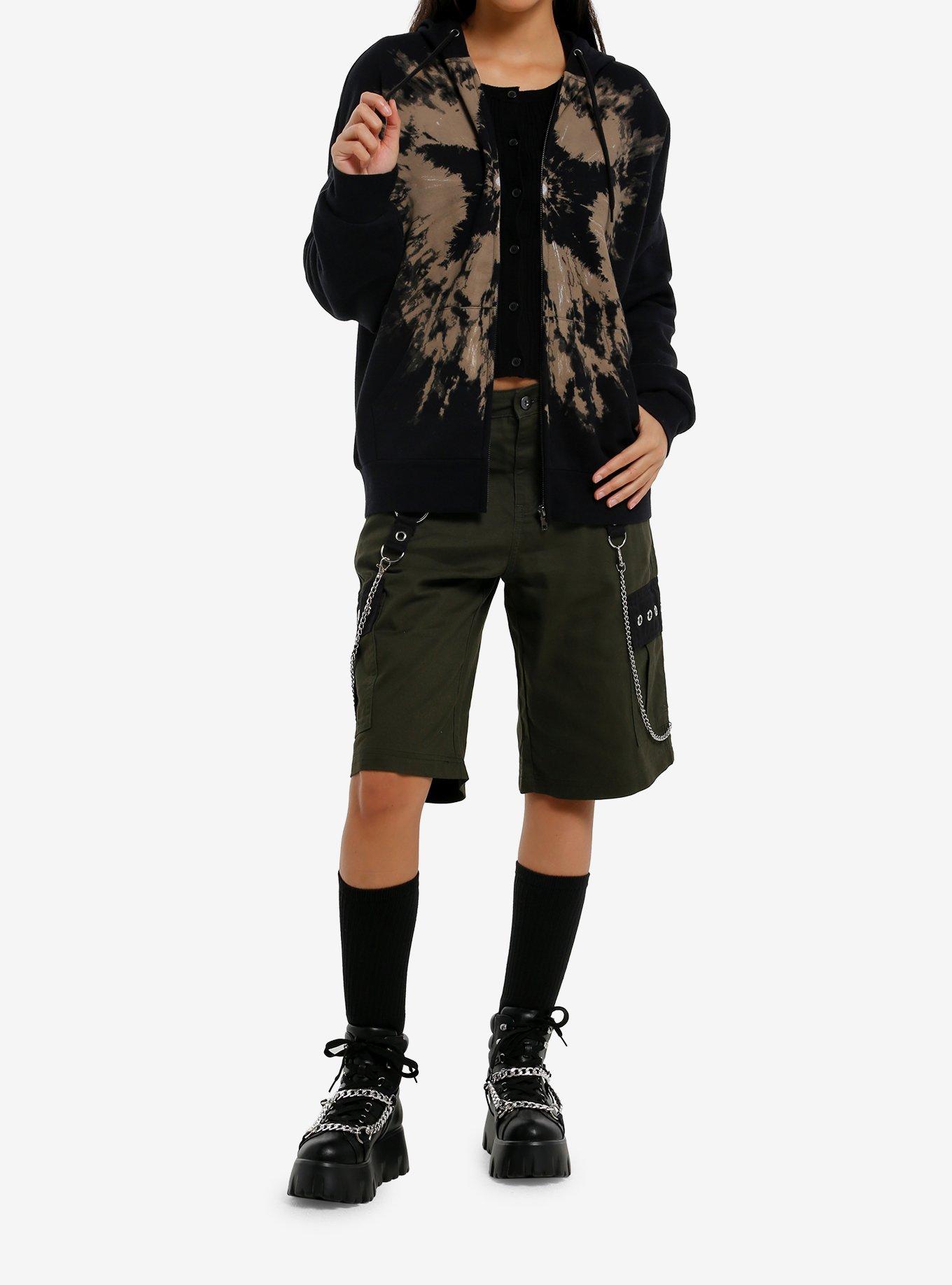 Social Collision Black Star Bleach Girls Hoodie, , hi-res