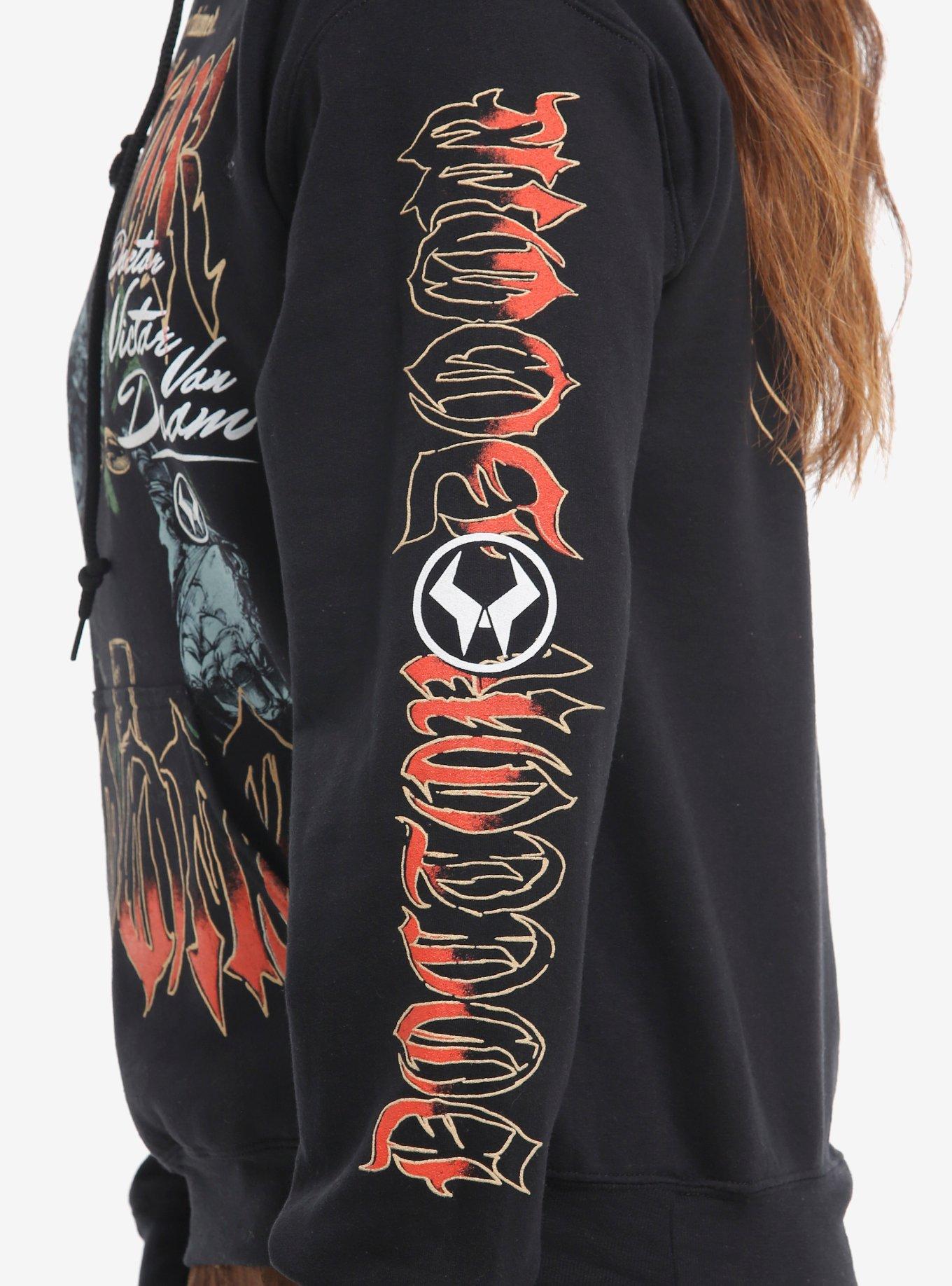 Marvel Doctor Doom Metal Hoodie, BLACK, alternate