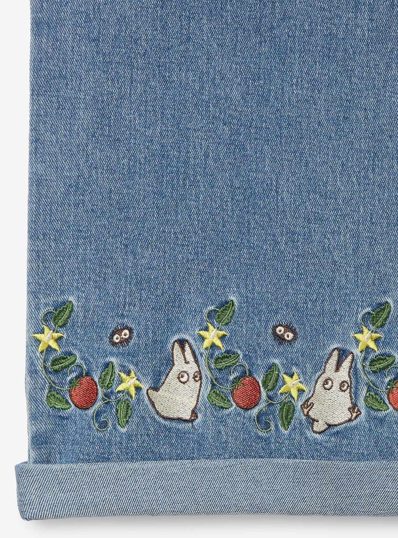 Studio Ghibli&reg; My Neighbor Totoro Veggies Women's Overalls - BoxLunch Exclusive, DENIM, alternate