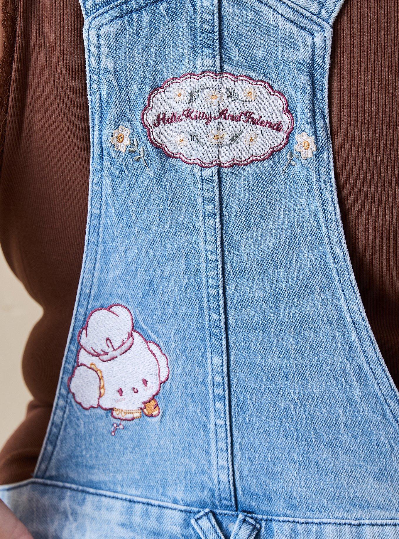 Sanrio Hello Kitty & Friends Bakery Women's Plus Short Overalls - BoxLunch Exclusive