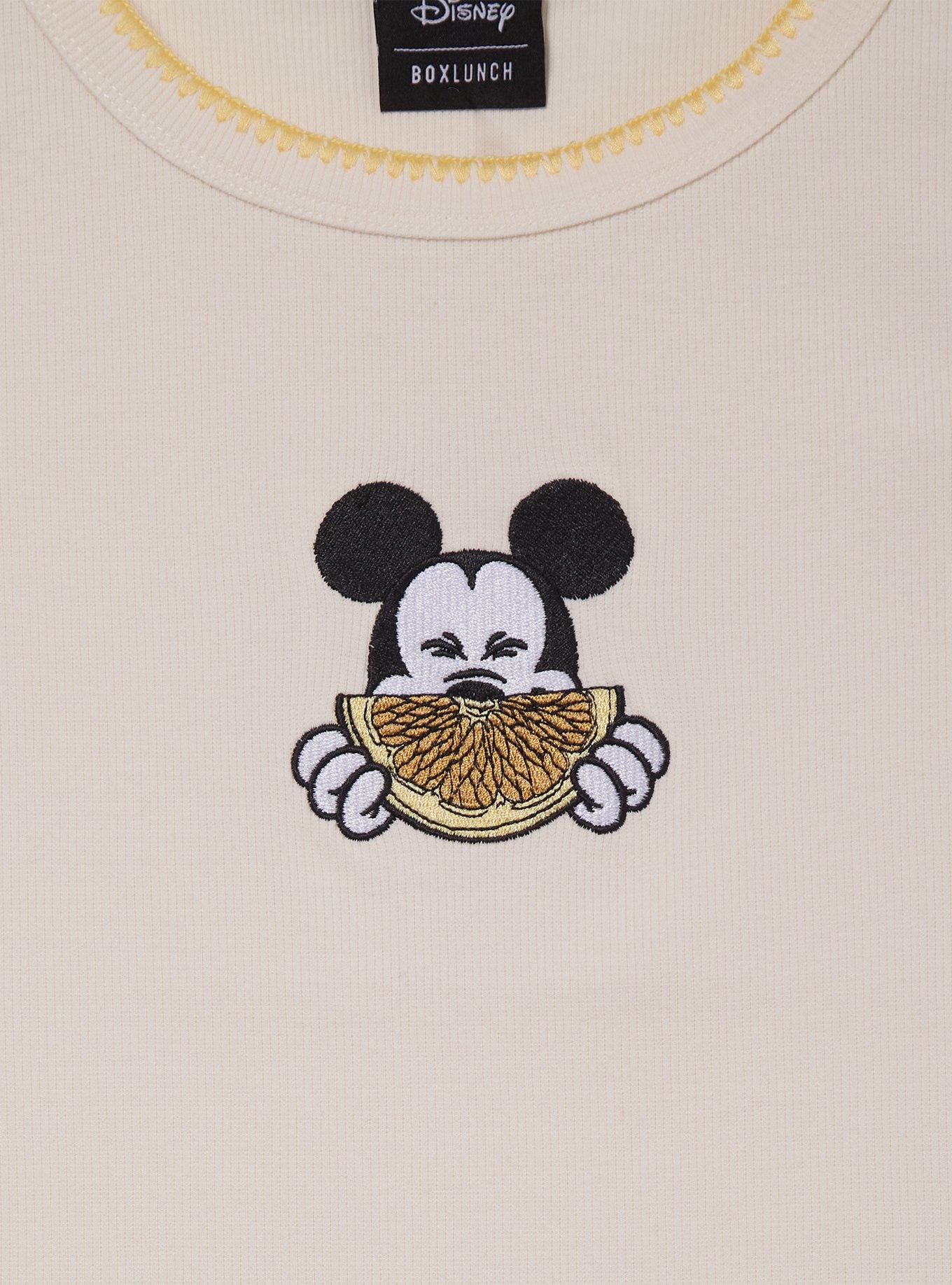 Disney Mickey Mouse Lemon Embroidered Tank Top, , hi-res