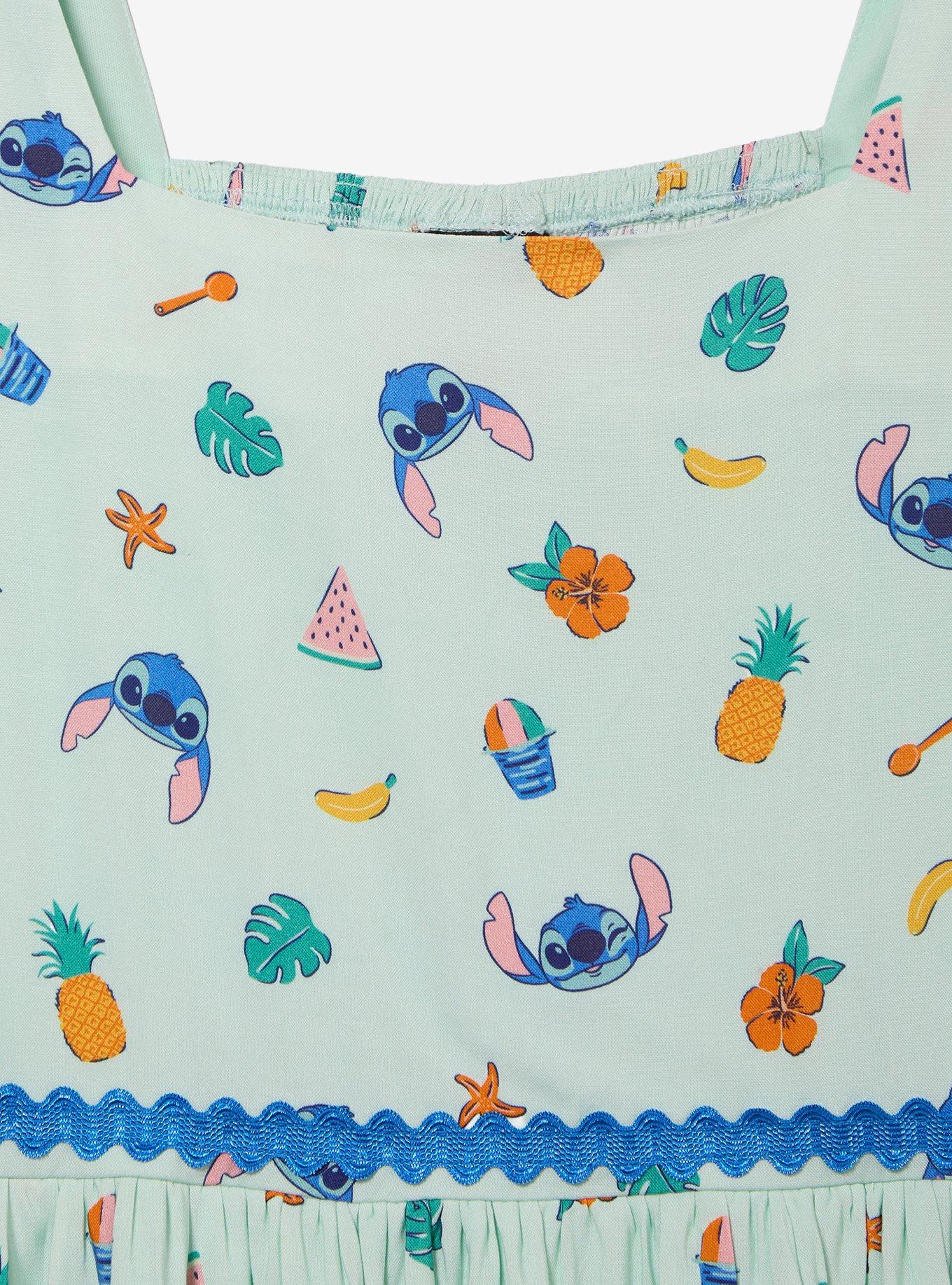 Disney Lilo & Stitch Fruit Allover Print Plus Size Dress, MULTI, alternate - view 3