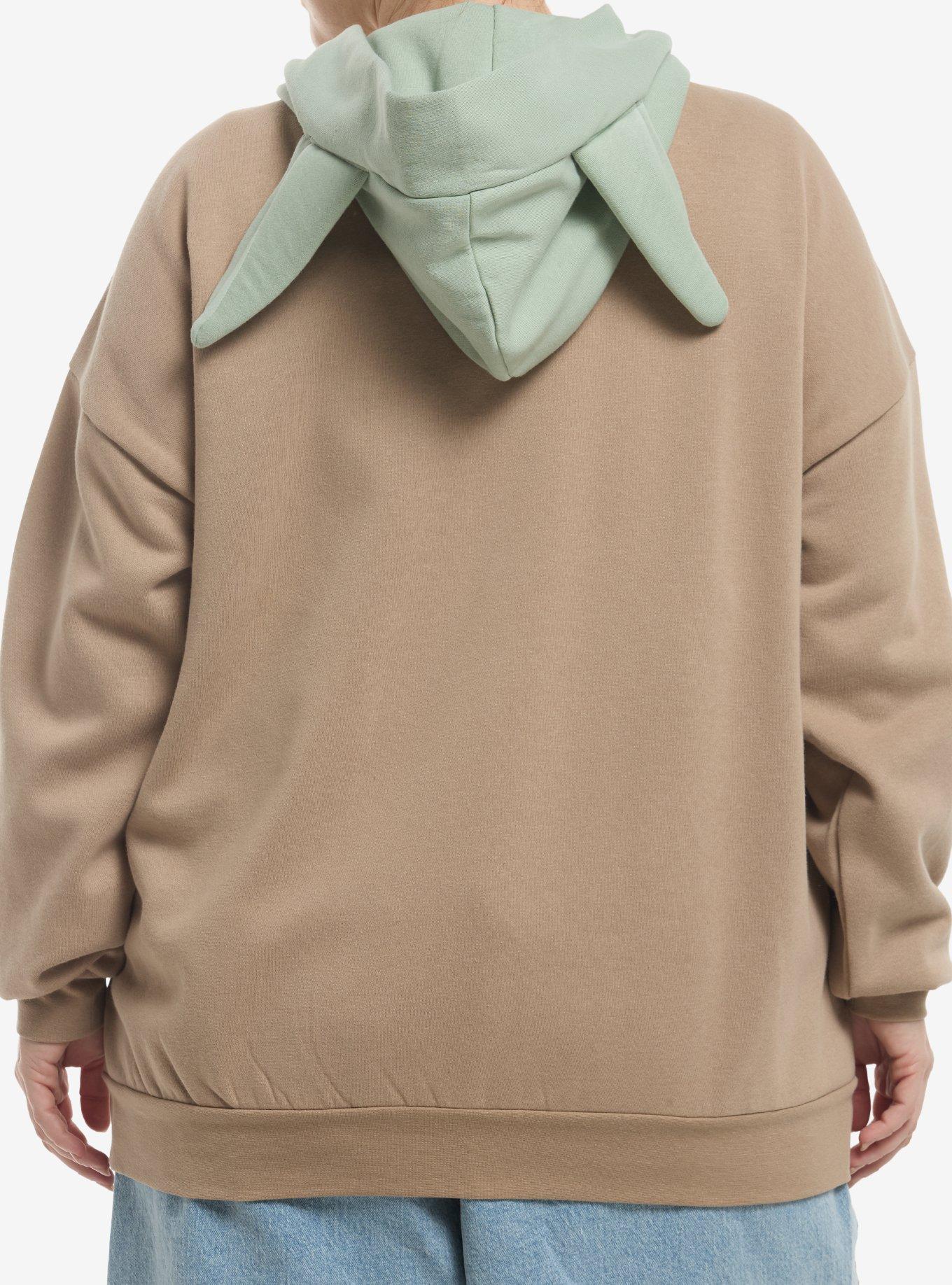 Her Universe Star Wars The Mandalorian And Grogu Line Art Grogu Hoodie Plus Size, , hi-res